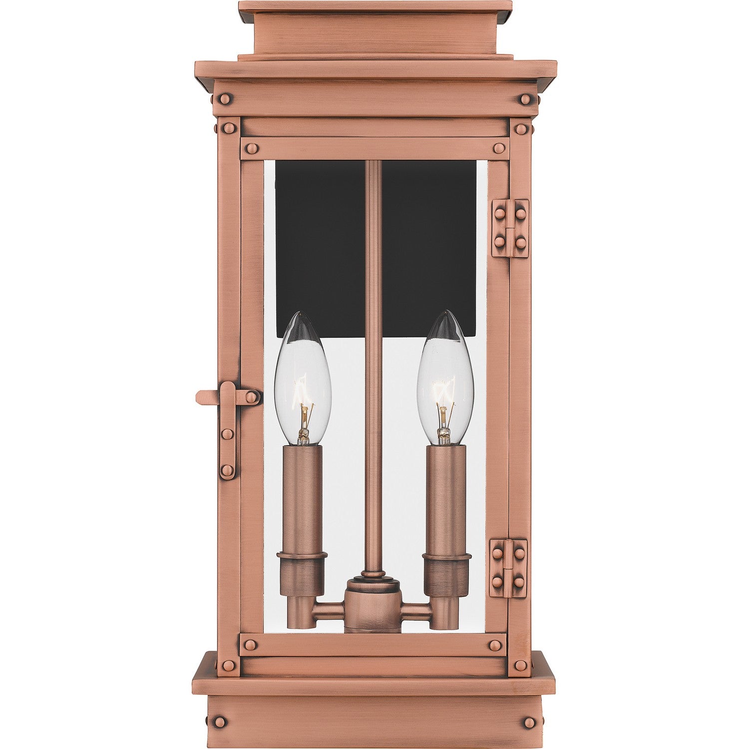 Quoizel - NOE8407AC - Two Light Outdoor Wall Mount - Noelle - Aged Copper