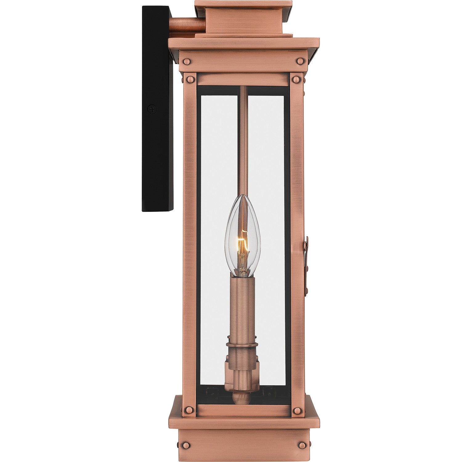 Quoizel - NOE8407AC - Two Light Outdoor Wall Mount - Noelle - Aged Copper