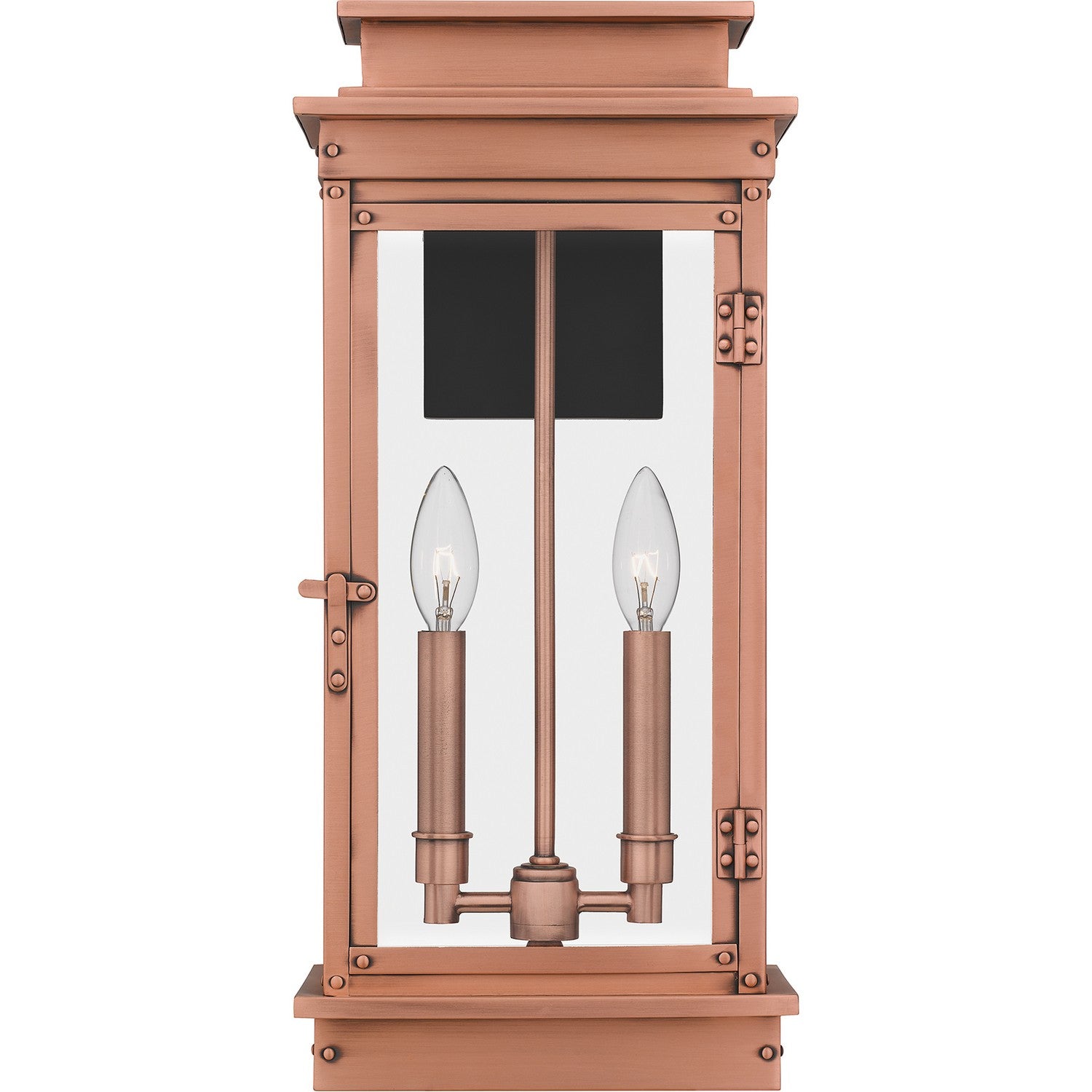 Quoizel - NOE8409AC - Two Light Outdoor Wall Mount - Noelle - Aged Copper