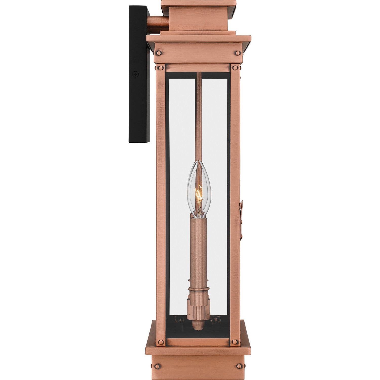 Quoizel - NOE8409AC - Two Light Outdoor Wall Mount - Noelle - Aged Copper