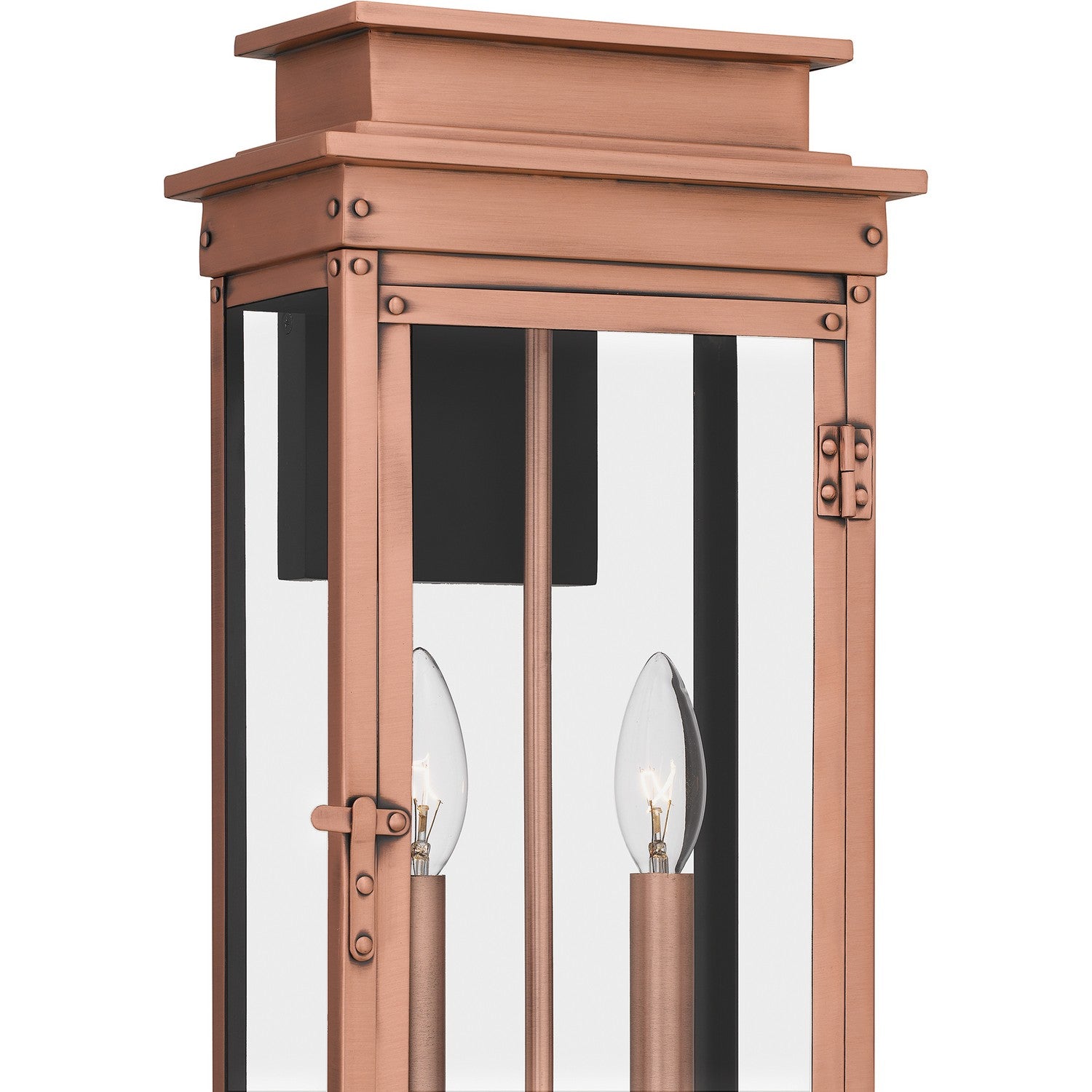 Quoizel - NOE8409AC - Two Light Outdoor Wall Mount - Noelle - Aged Copper