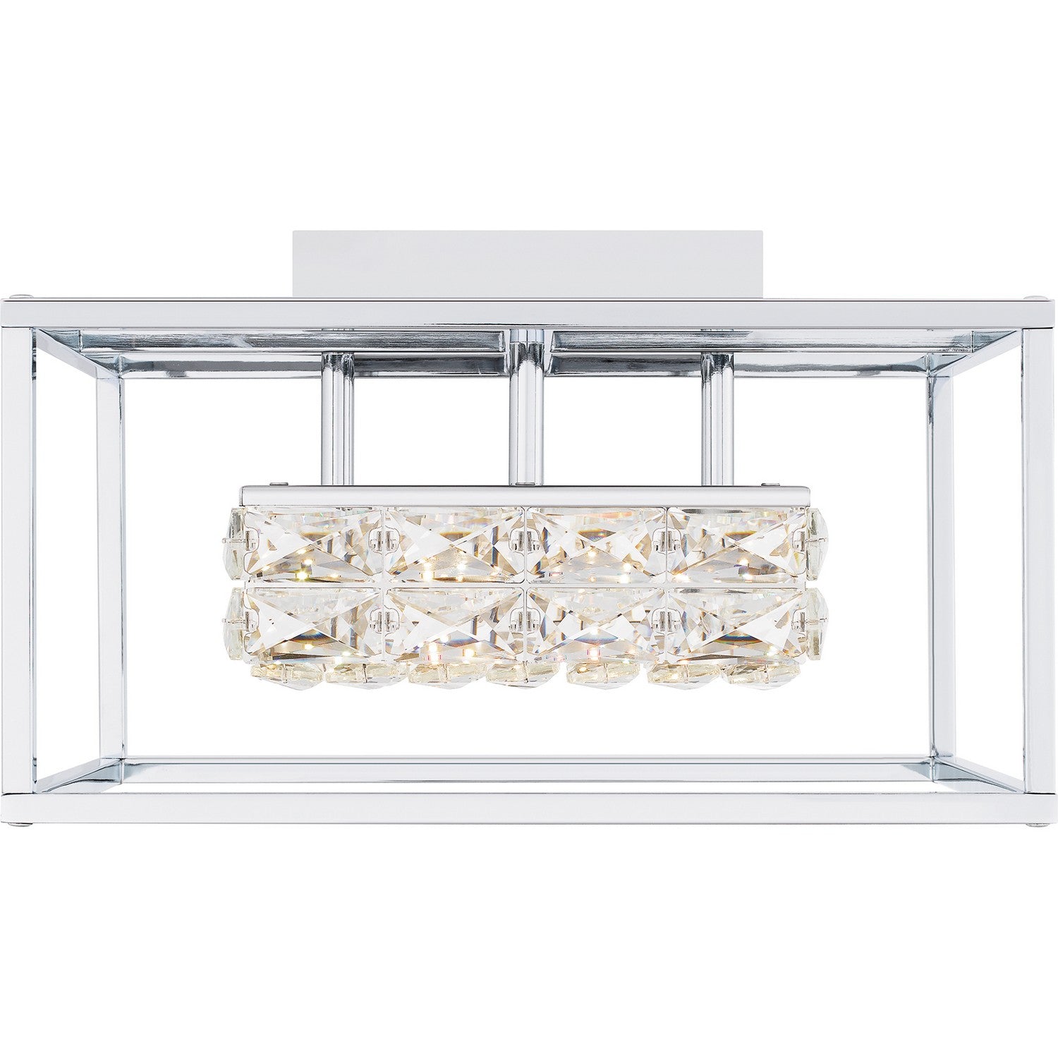 Quoizel - PCDZ1716C - LED Semi Flush Mount - Dazzle - Polished Chrome