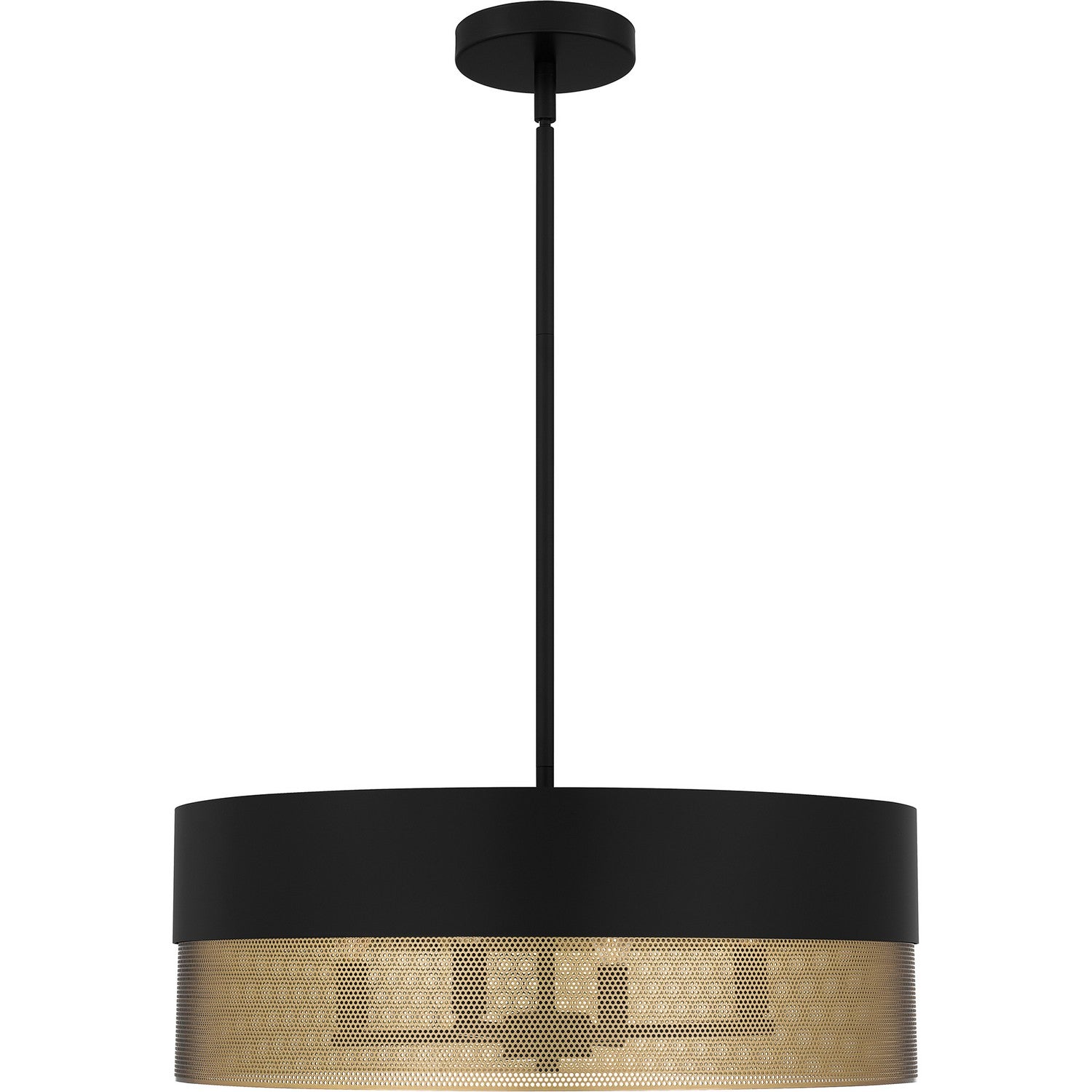 Quoizel - QP6740MBK - Four Light Pendant - Quoizel Pendant - Matte Black
