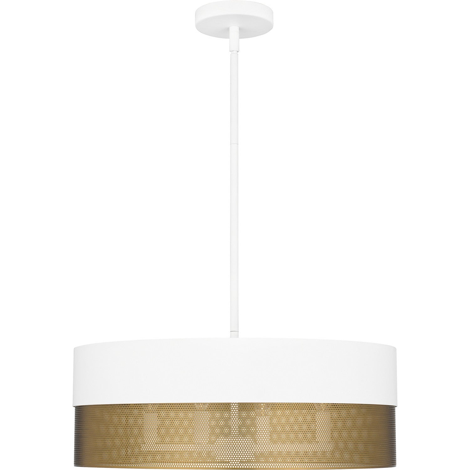 Quoizel - QP6740W - Four Light Pendant - Quoizel Pendant - Matte White
