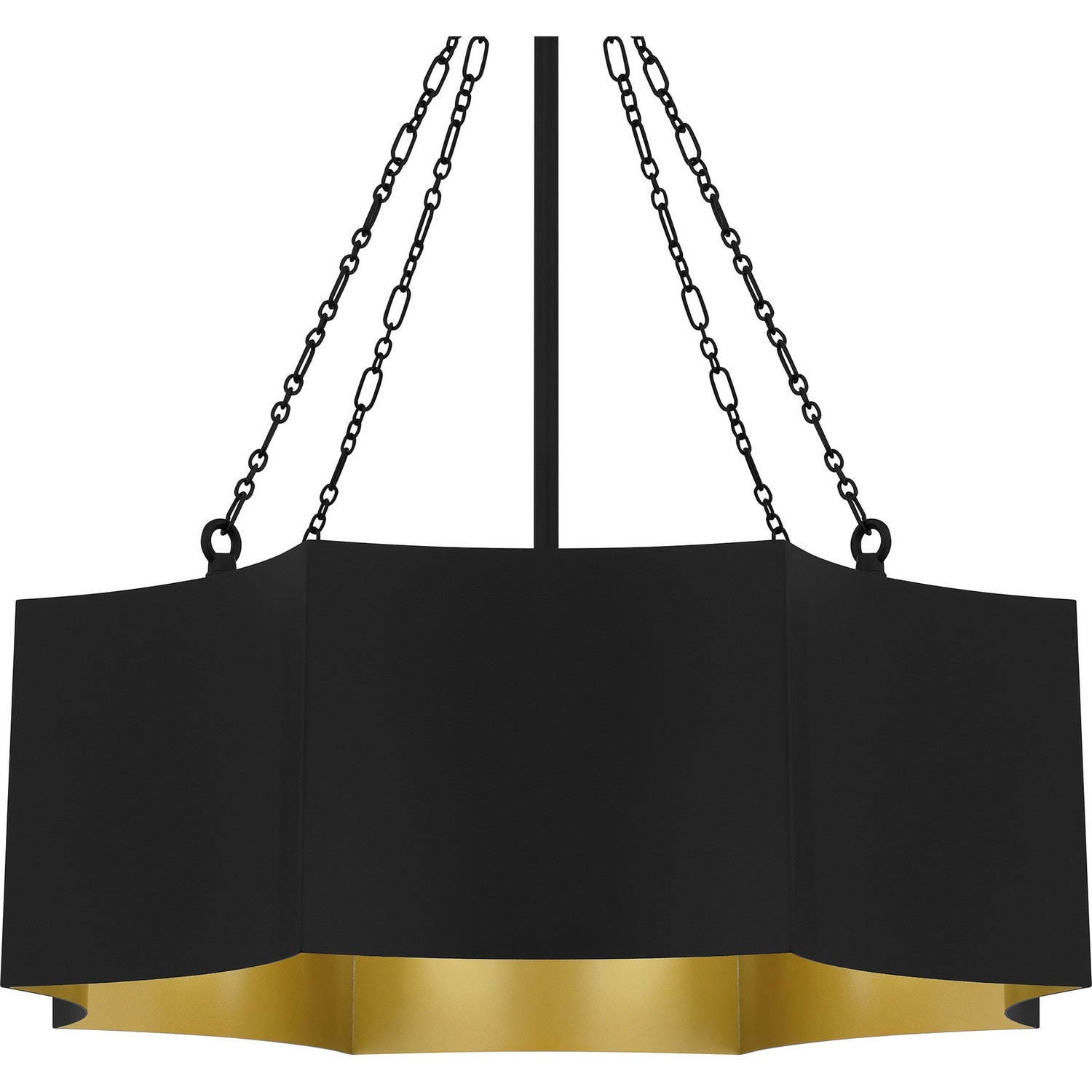 Quoizel - QP6755MBK - Four Light Pendant - Quoizel Pendant - Matte Black