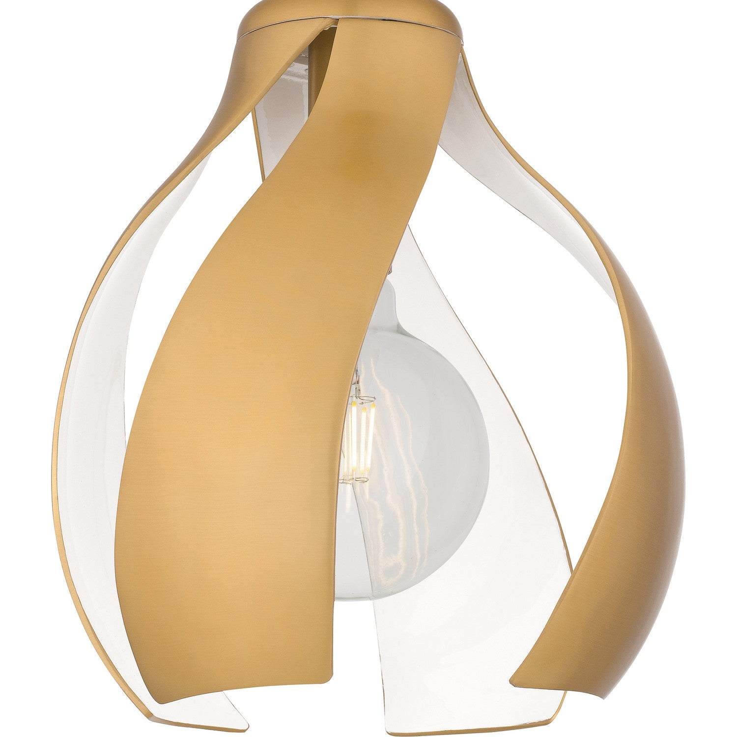 Quoizel - QSF6739BWS - One Light Semi Flush Mount - Quoizel Semi-Flush Mount - Brushed Weathered Brass