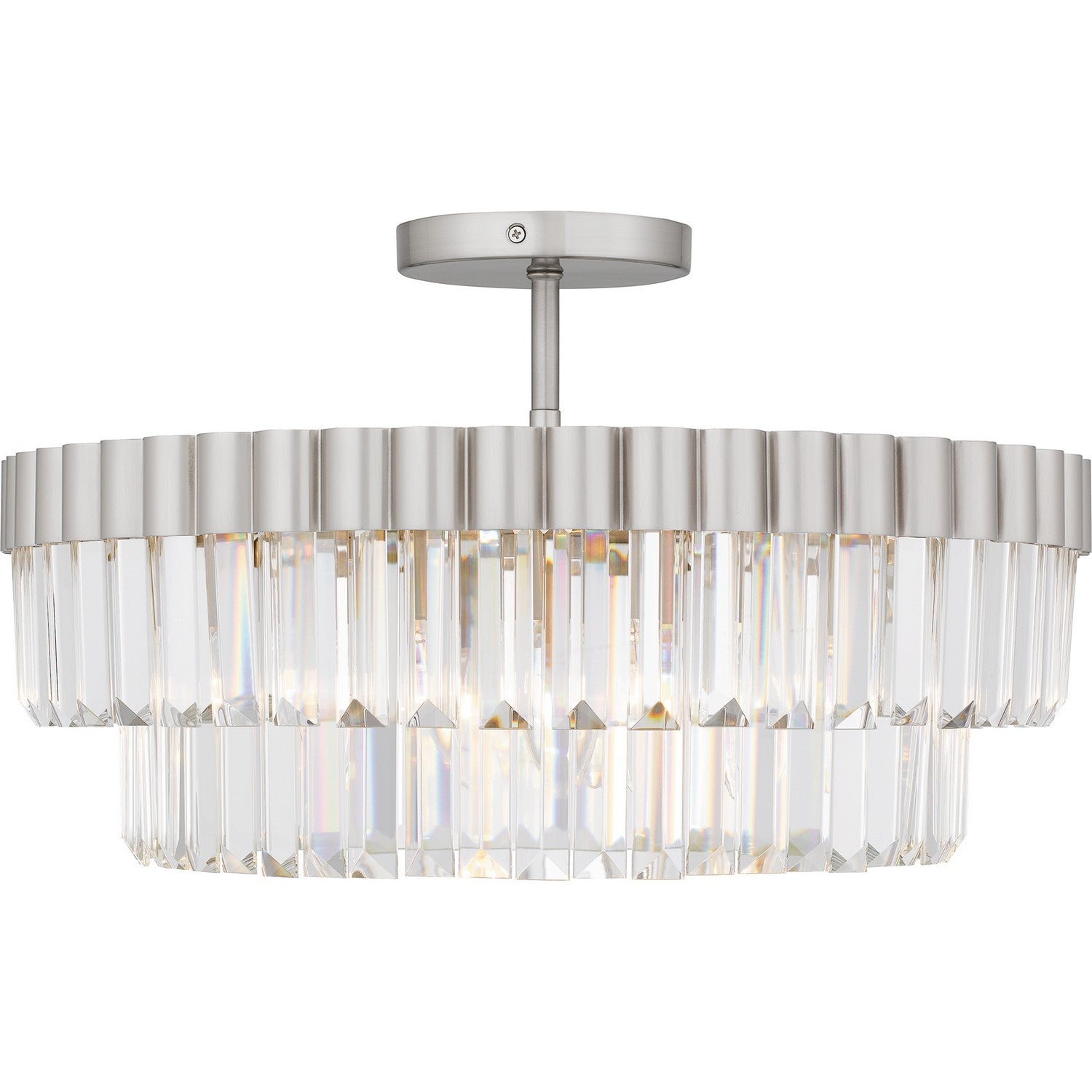 Quoizel - QSF6742BN - Four Light Semi Flush Mount - Quoizel Semi-Flush Mount - Brushed Nickel