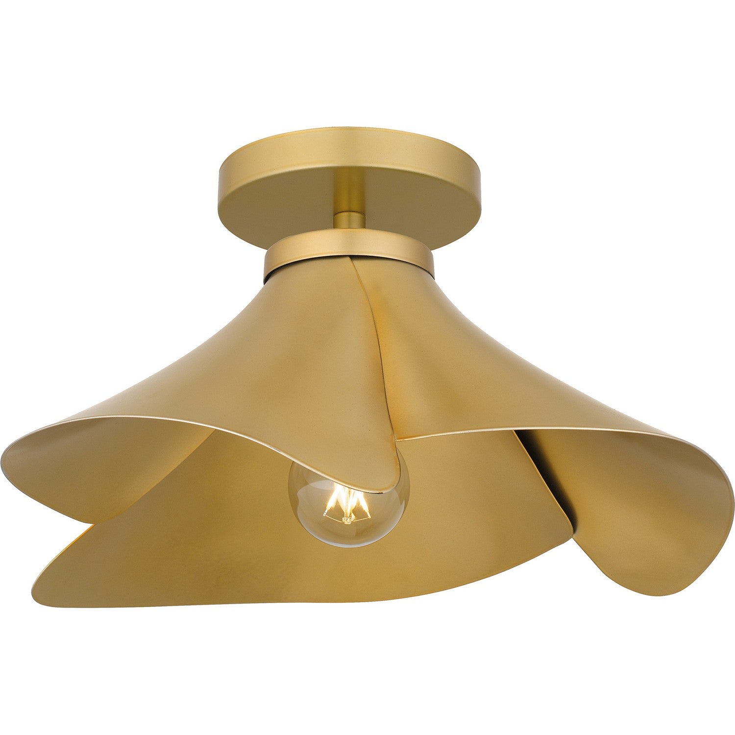 Quoizel - QSF6747LG - One Light Semi Flush Mount - Quoizel Semi-Flush Mount - Light Gold