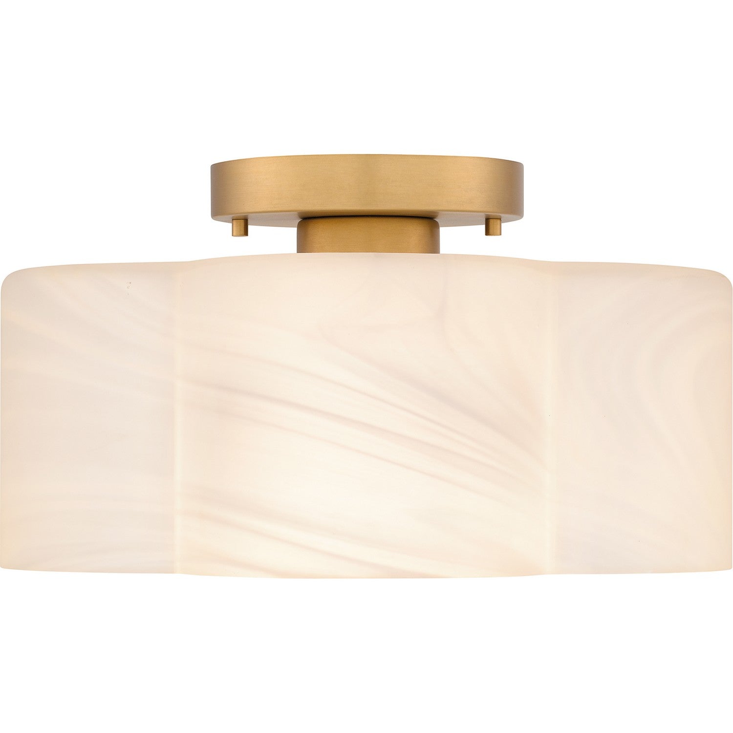 Quoizel - QSF6760BWS - One Light Semi Flush Mount - Quoizel Semi-Flush Mount - Brushed Weathered Brass