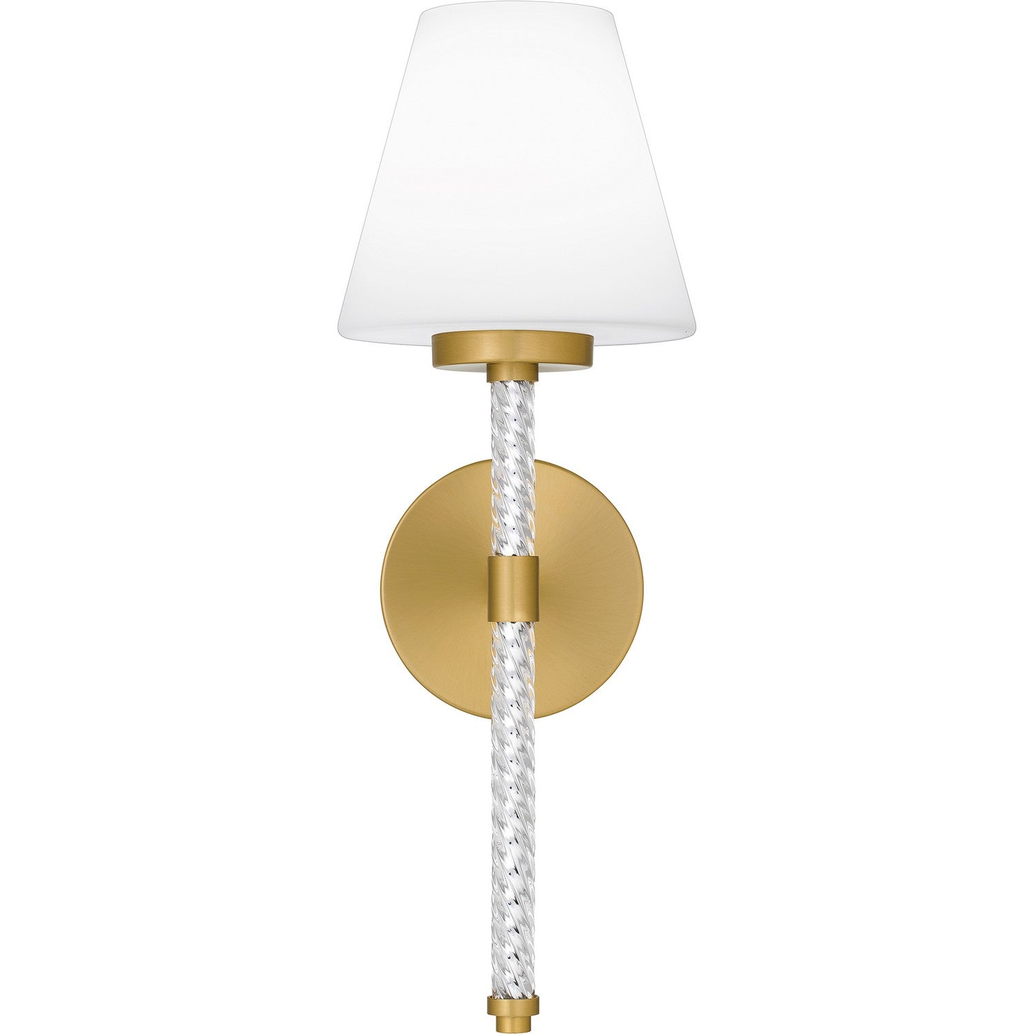 Quoizel - QW6752BRG - One Light Wall Sconce - Quoizel Wood - Brushed Gold