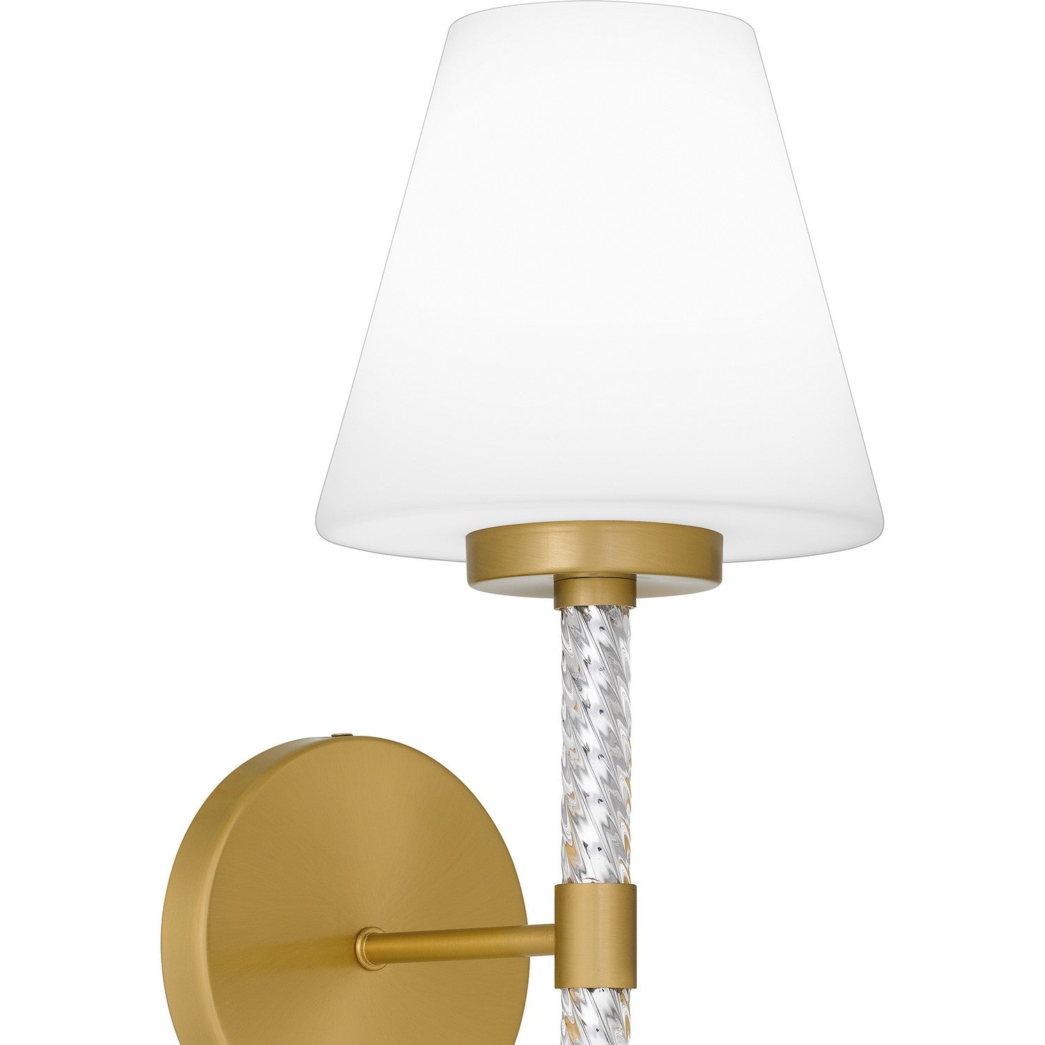 Quoizel - QW6752BRG - One Light Wall Sconce - Quoizel Wood - Brushed Gold