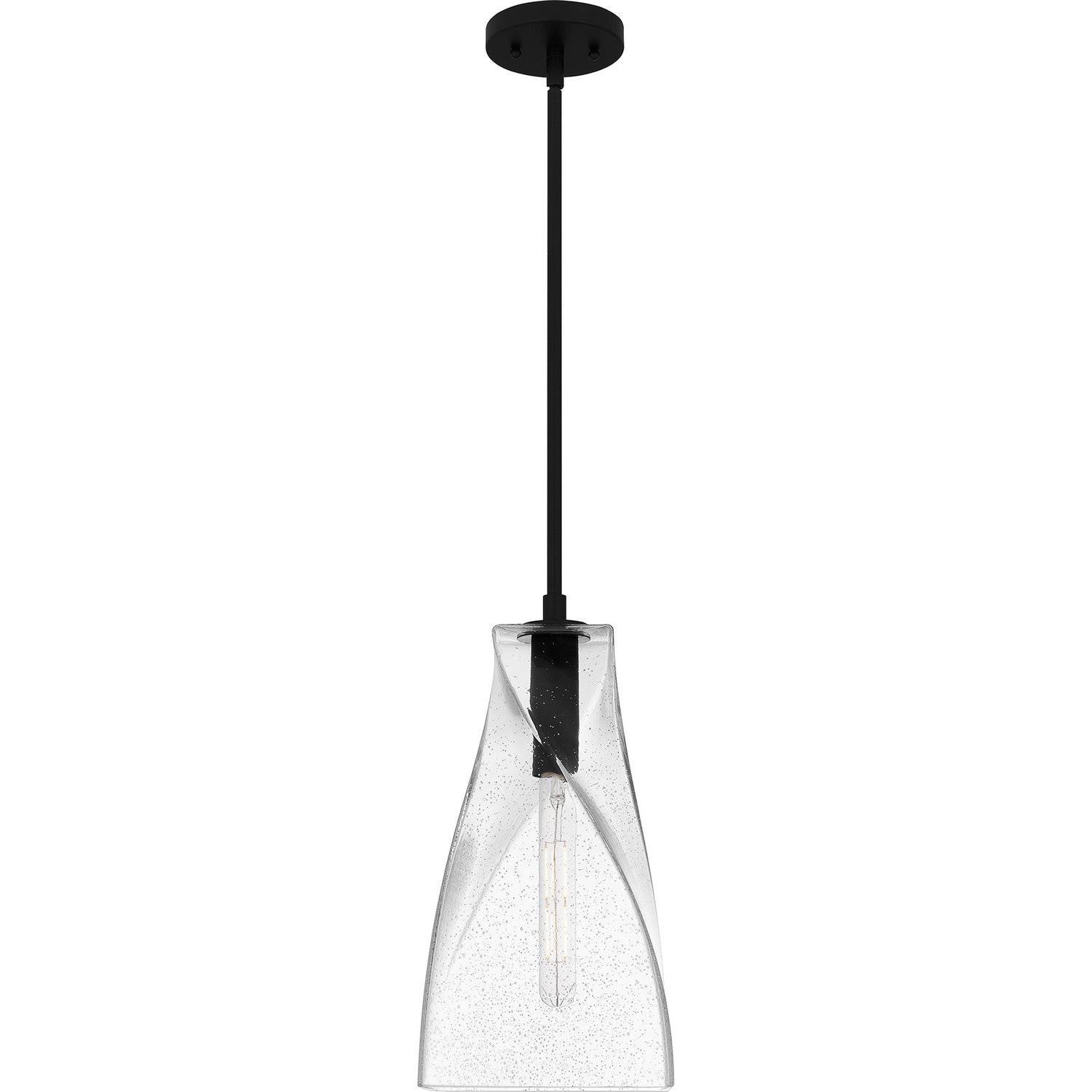Quoizel - STS1508MBK - One Light Mini Pendant - Stetson - Matte Black