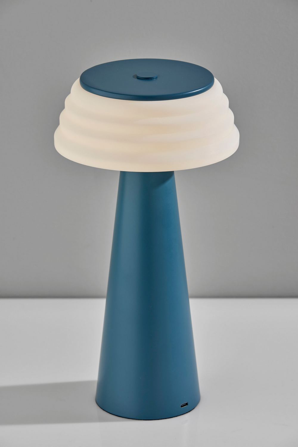 Adesso Home - 3112-07 - LED Table Lamp - Jacky - Dusty Blue