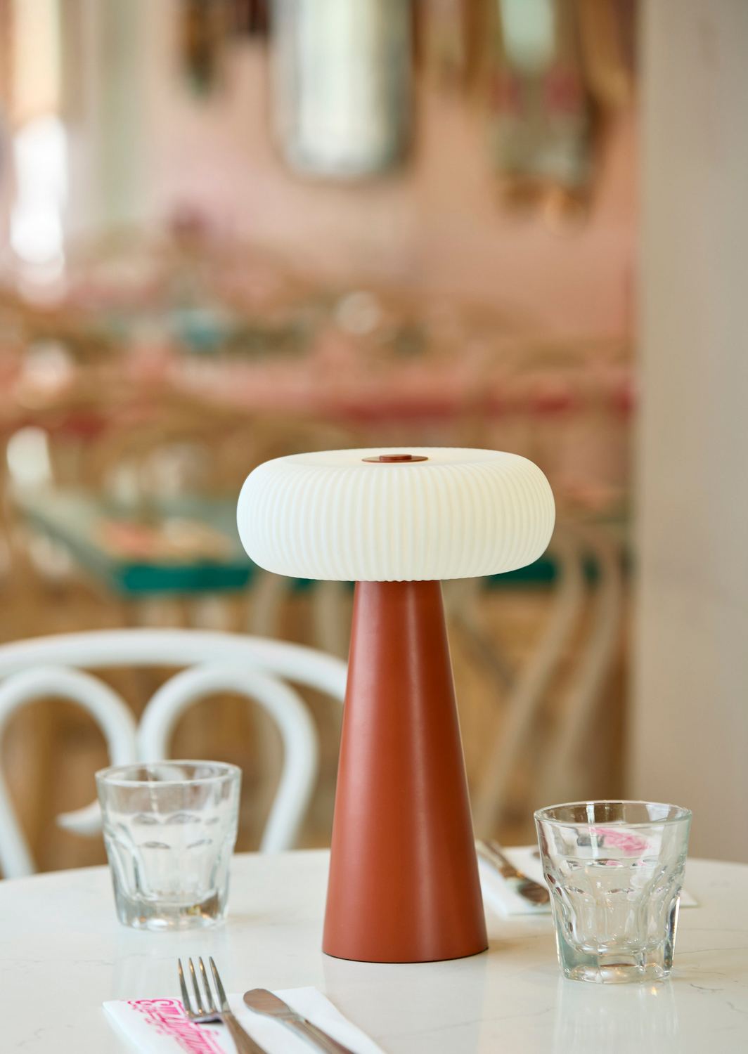 Adesso Home - 3114-08 - LED Table Lamp - Ozzie - Reddish Brown