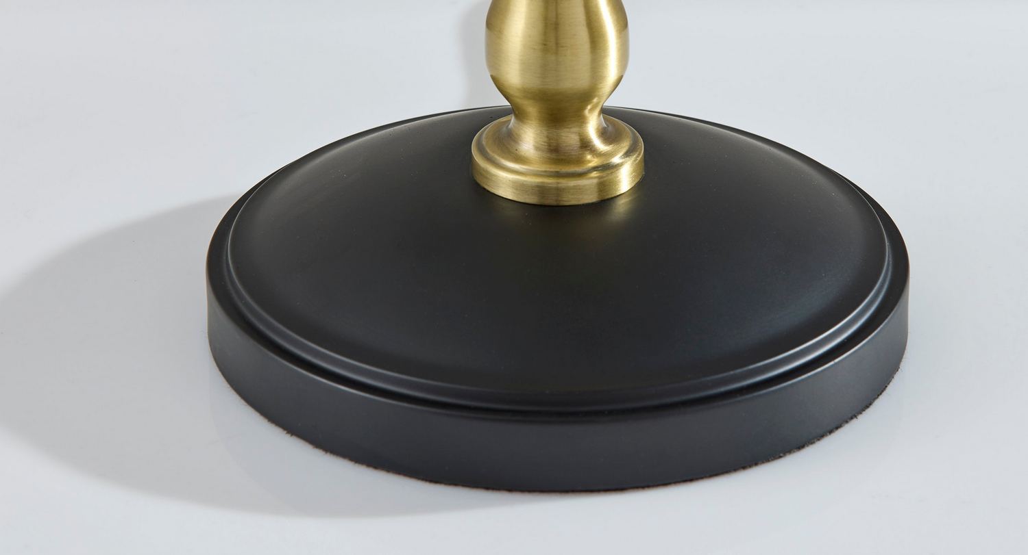 Adesso Home - 3968-01 - Table Lamp - Elijah - Black & Antique Brass