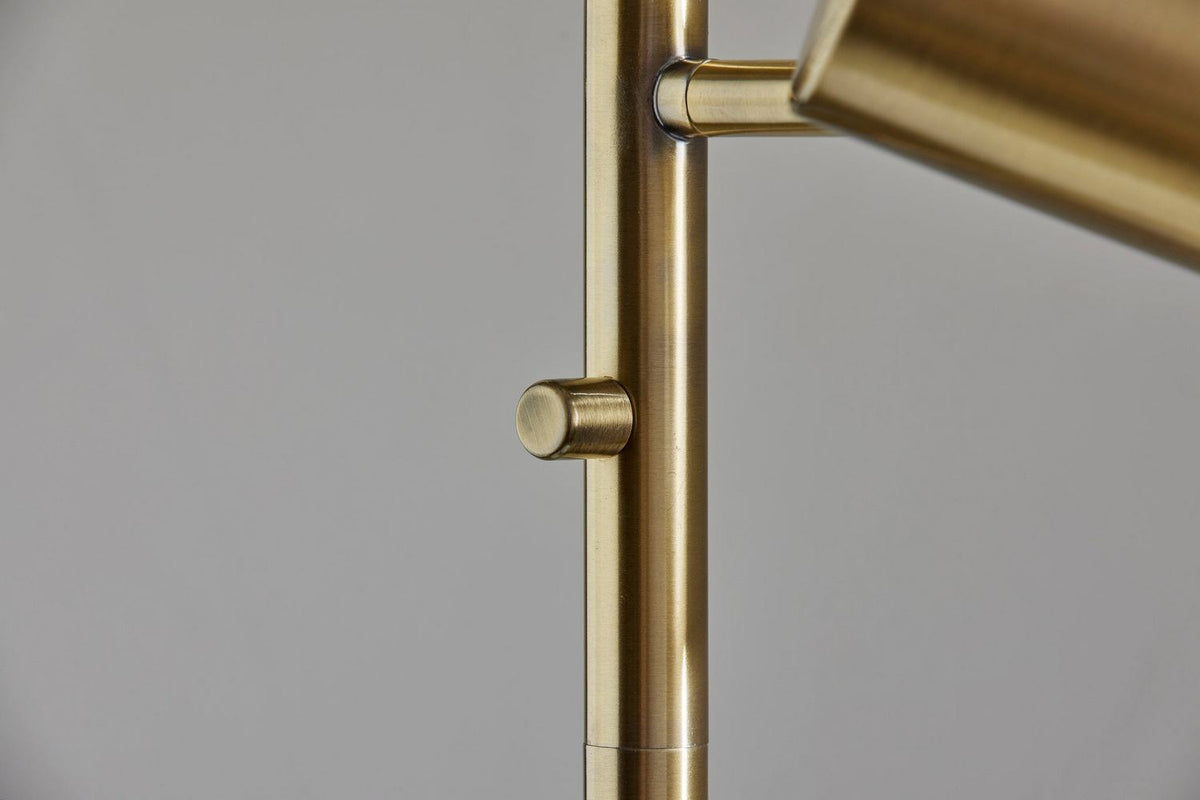 Adesso Home - 3941-21 - Three Light Tree Lamp - Rhodes - Antique Brass