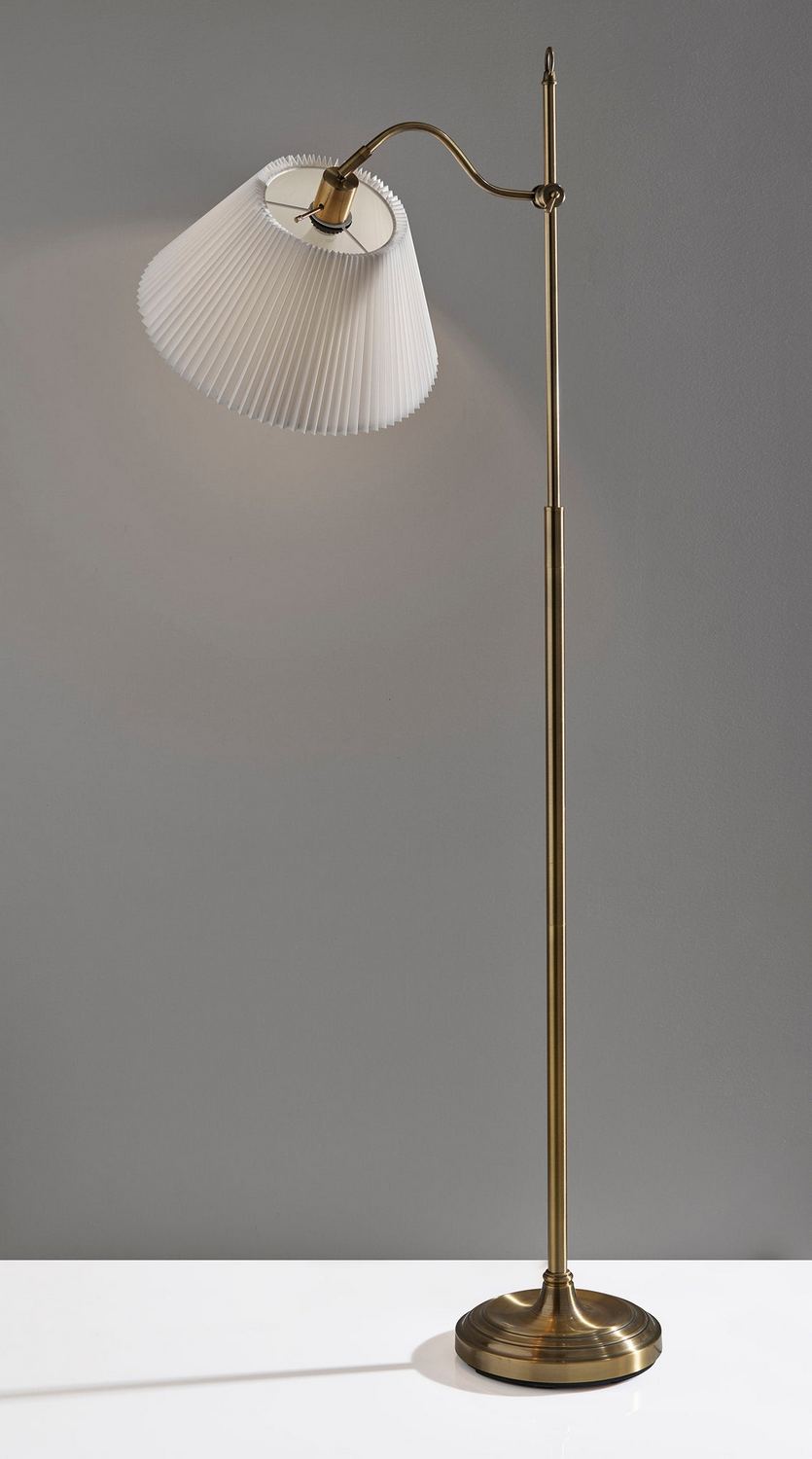 Adesso Home - 3943-21 - Floor Lamp - Derby - Antique Brass