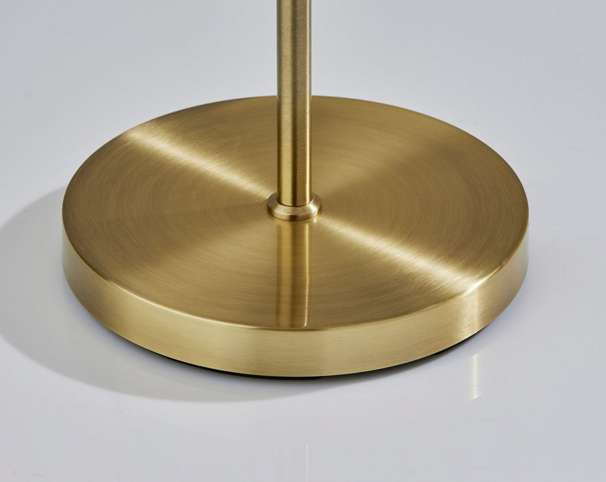 Adesso Home - 9401-21 - Two Light Floor Lamp - Claremont - Antique Brass