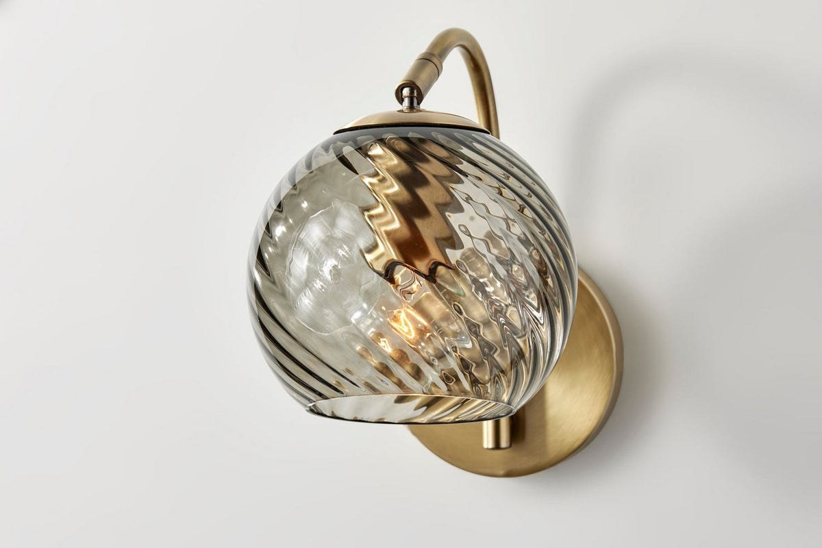 Adesso Home - 3924-21 - Wall Lamp - Camden - Antique Brass