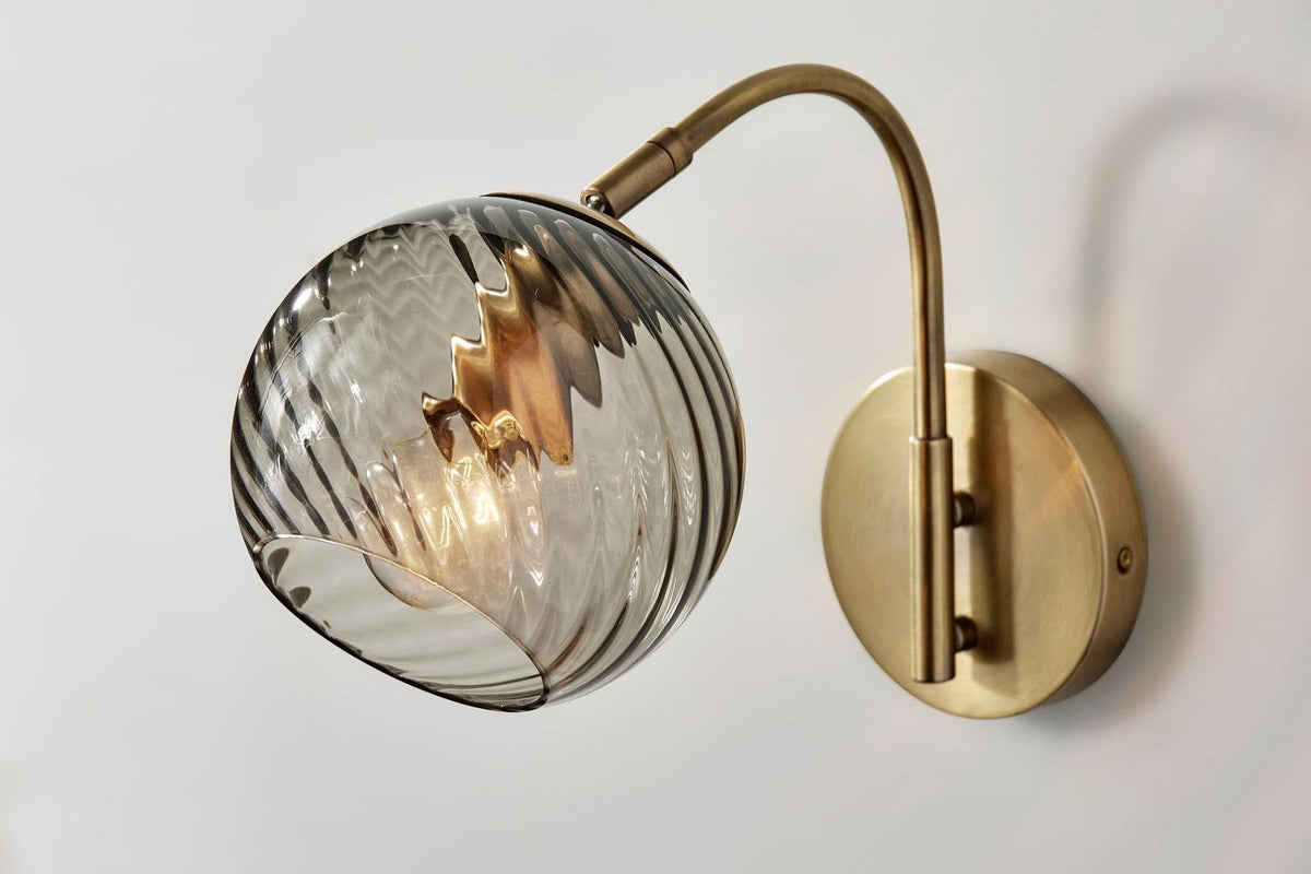 Adesso Home - 3924-21 - Wall Lamp - Camden - Antique Brass