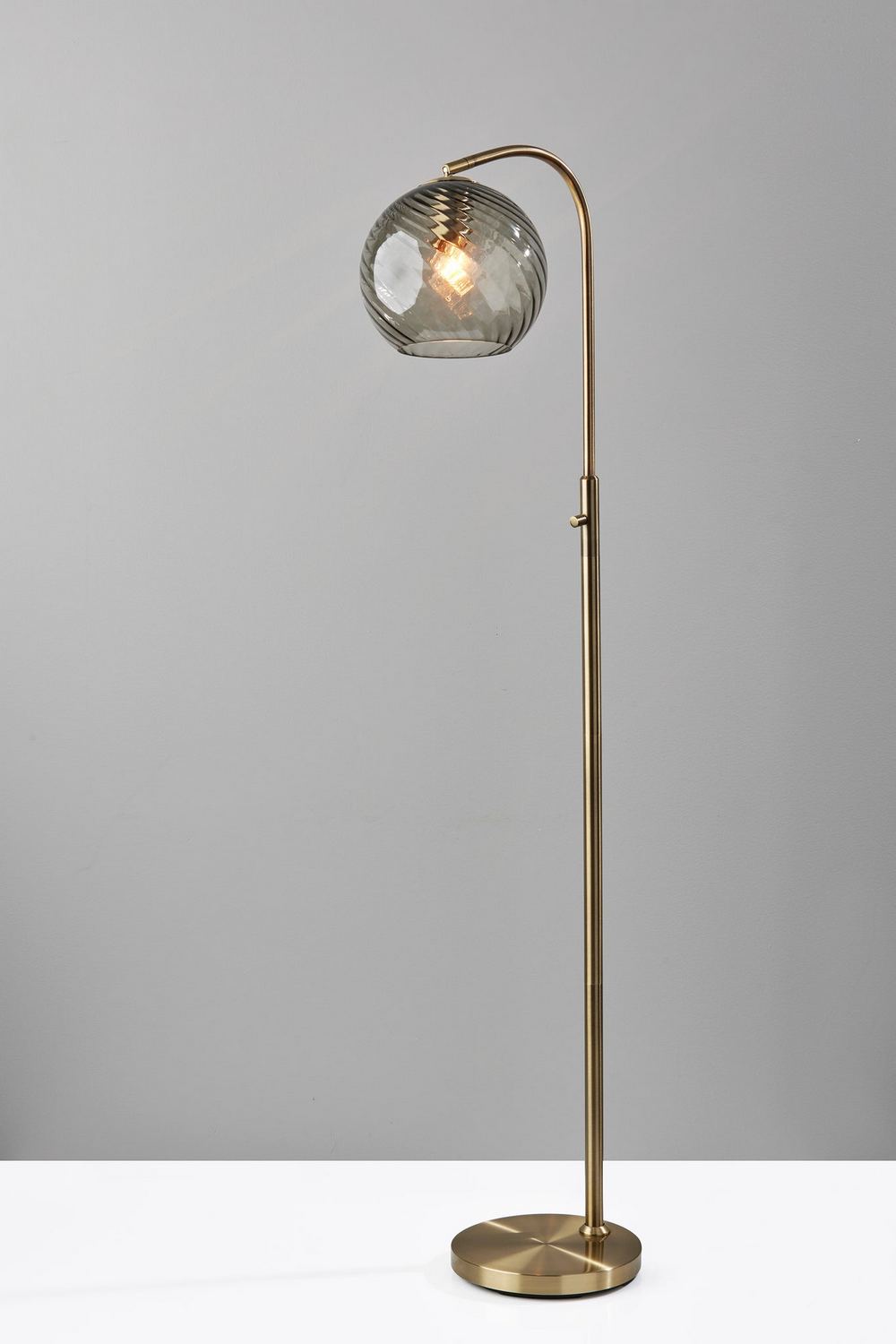 Adesso Home - 3928-21 - Floor Lamp - Camden - Antique Brass