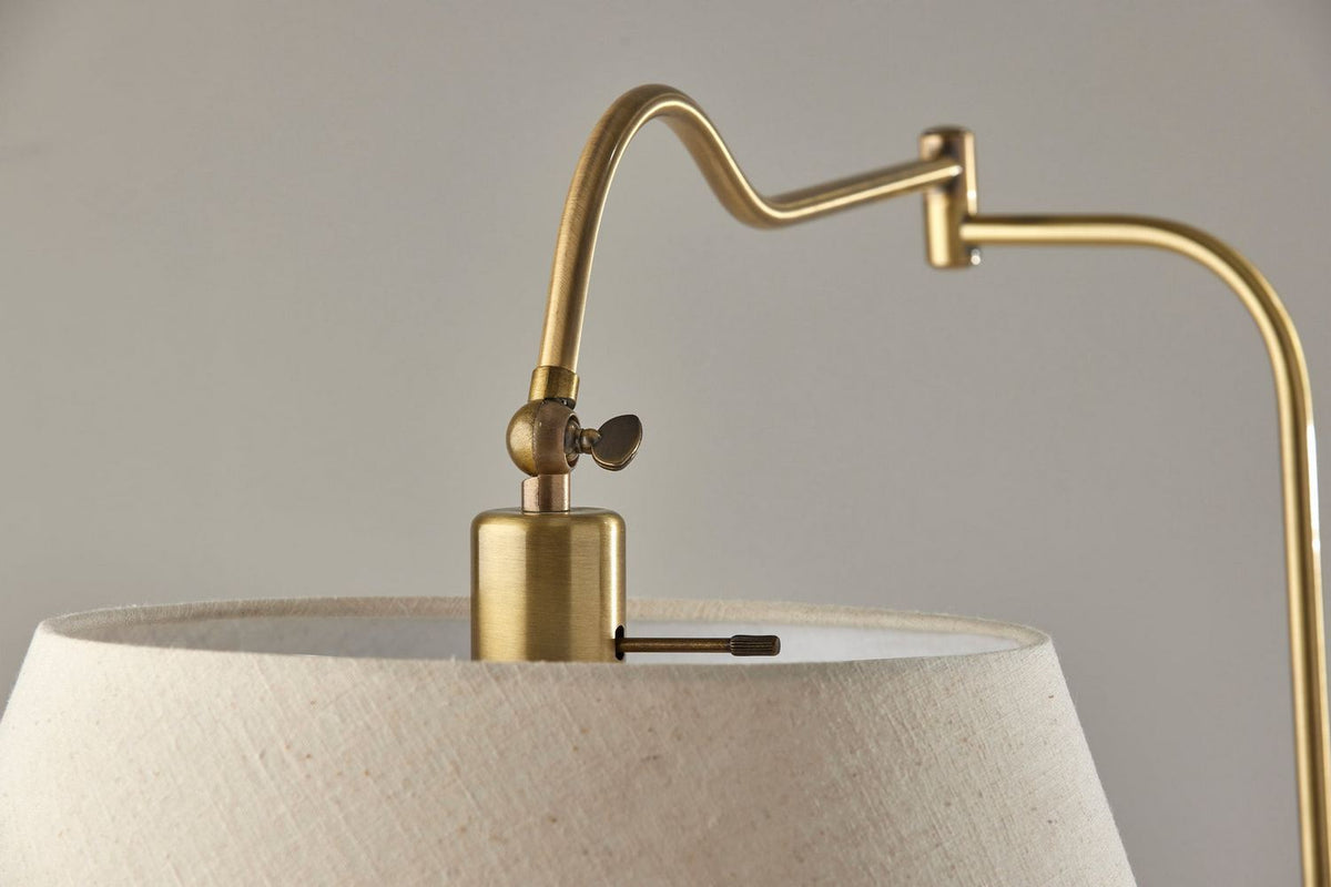 Adesso Home - 3349-21 - Floor Lamp - Rodeo - Antique Brass