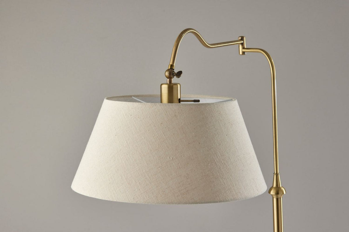 Adesso Home - 3349-21 - Floor Lamp - Rodeo - Antique Brass