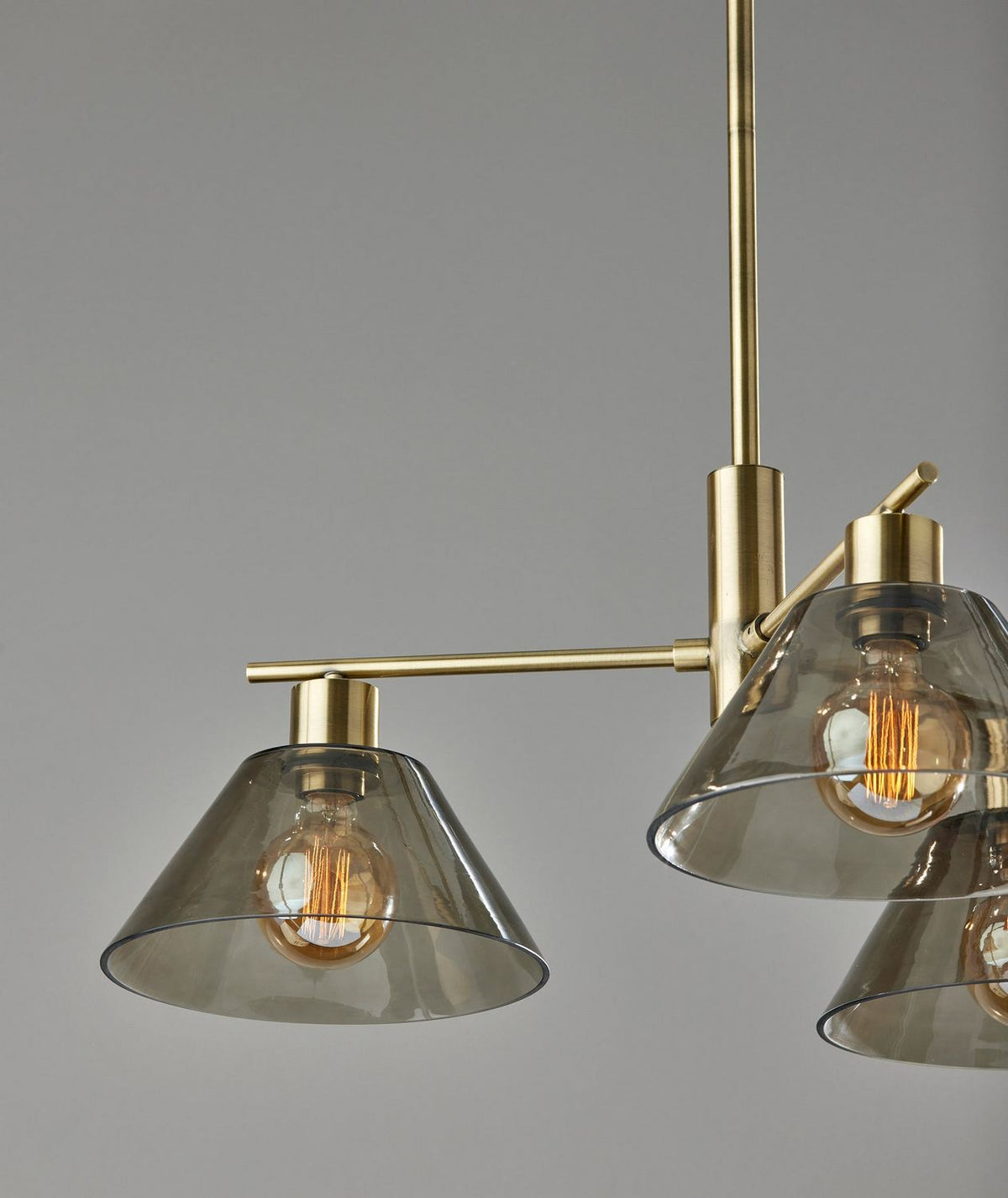Adesso Home - 3796-21 - Three Light Chandelier - Zoe - Antique Brass