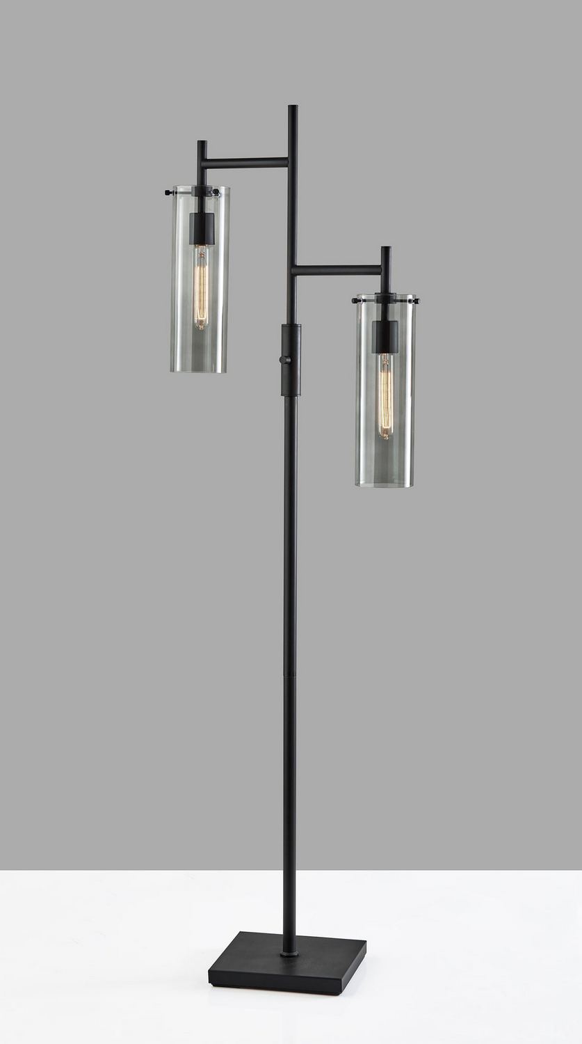 Adesso Home - 3853-01 - Floor Lamp - Dalton - Black