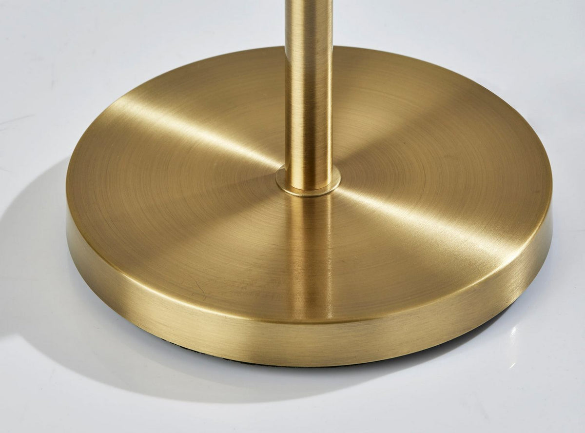 Adesso Home - 3863-21 - LED Floor Lamp - Nina - Antique Brass