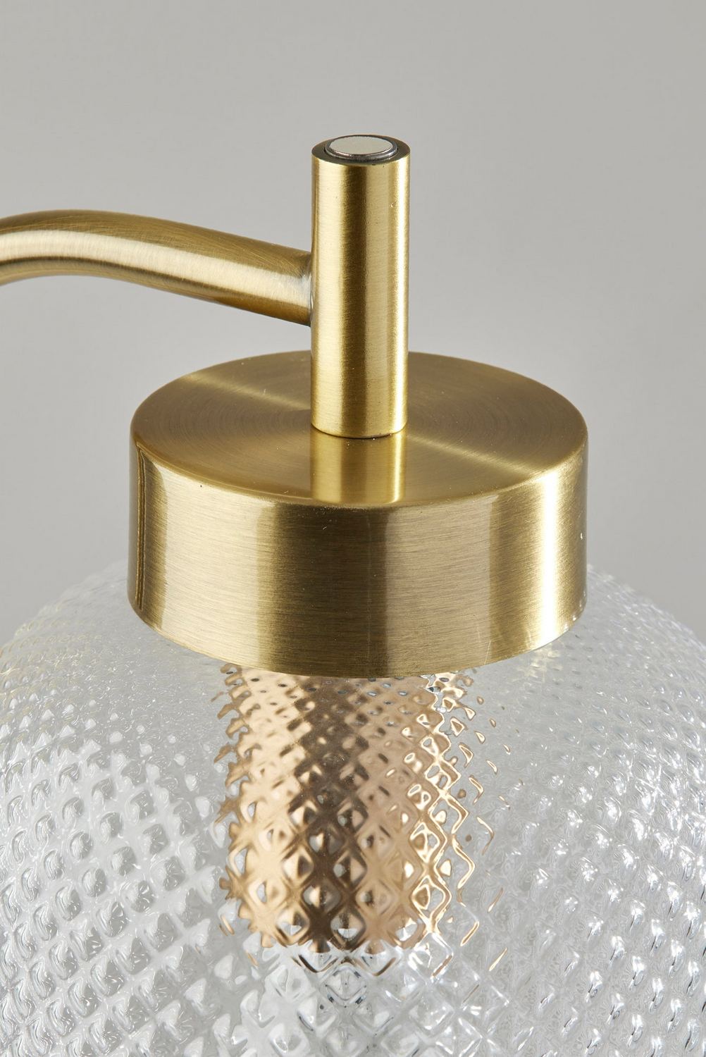 Adesso Home - 3919-21 - Two Light Floor Lamp - Natasha - Antique Brass