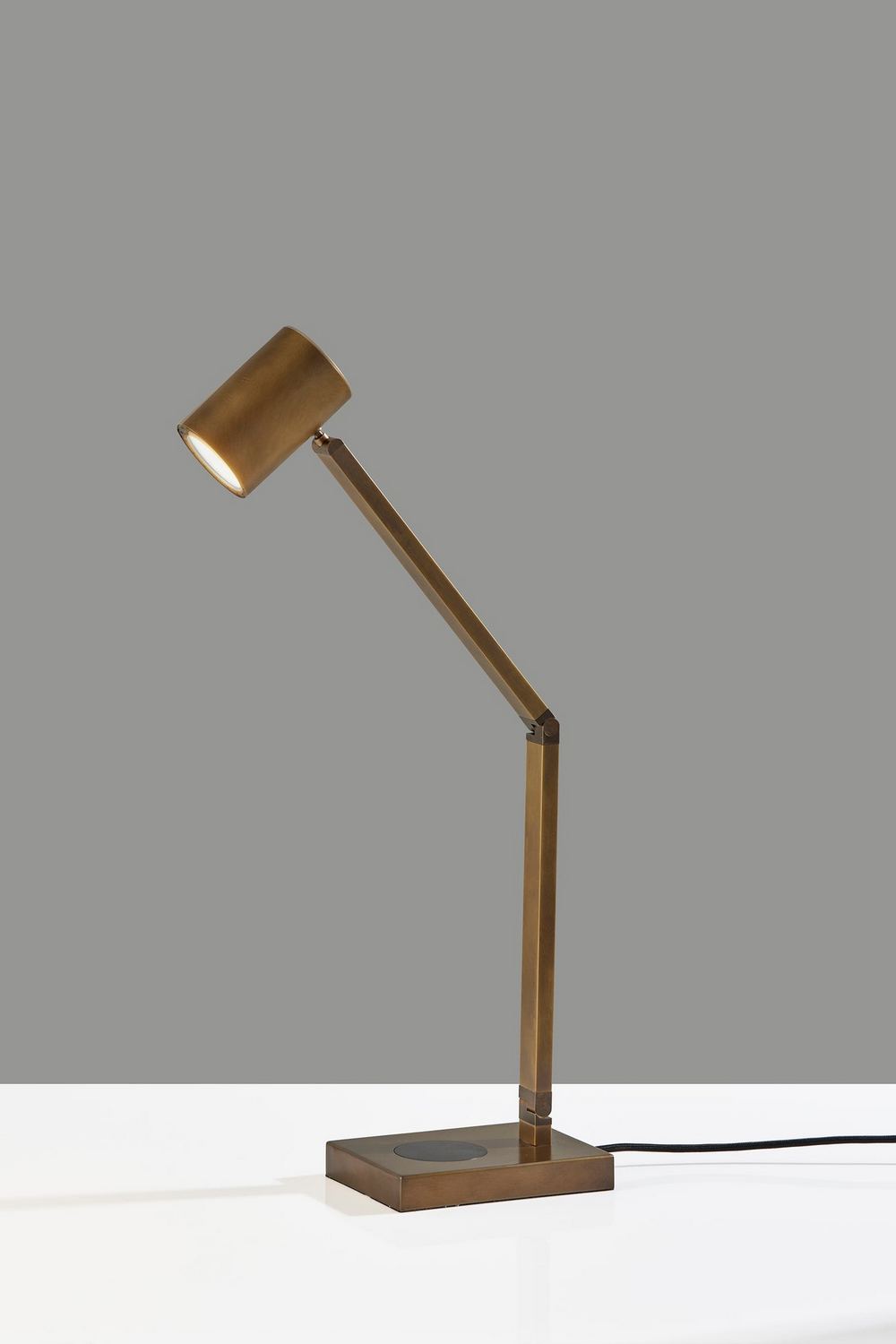 Adesso Home - 10036311LBB - LED Task Lamp - Newman - Lacquered Burnished Brass