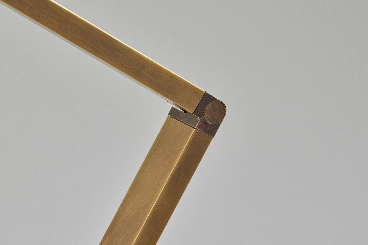 Adesso Home - 10036311LBB - LED Task Lamp - Newman - Lacquered Burnished Brass