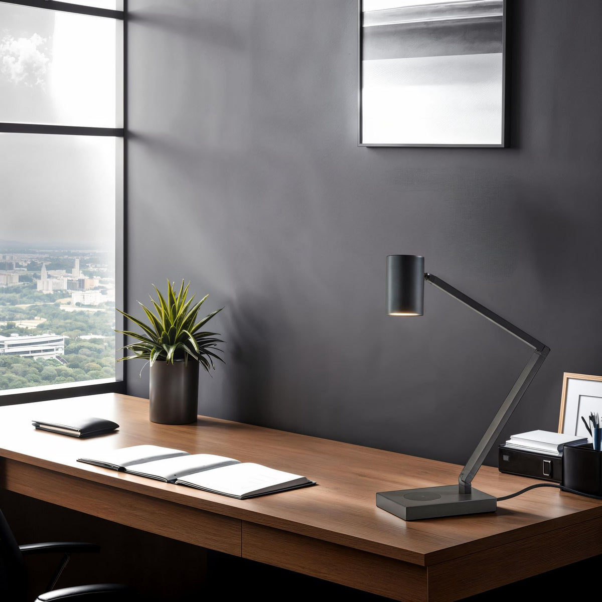 Adesso Home - 10036311BRZ - LED Task Lamp - Newman - Bronze