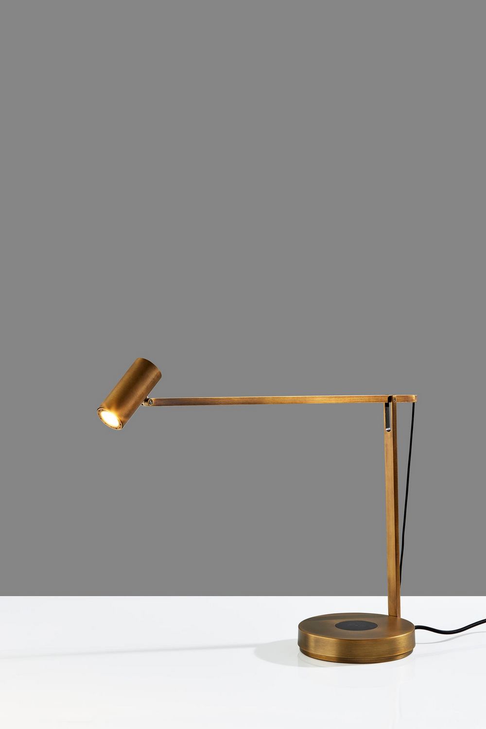 Adesso Home - 10036309LBB - LED Task Lamp - Turrell - Lacquered Burnished Brass