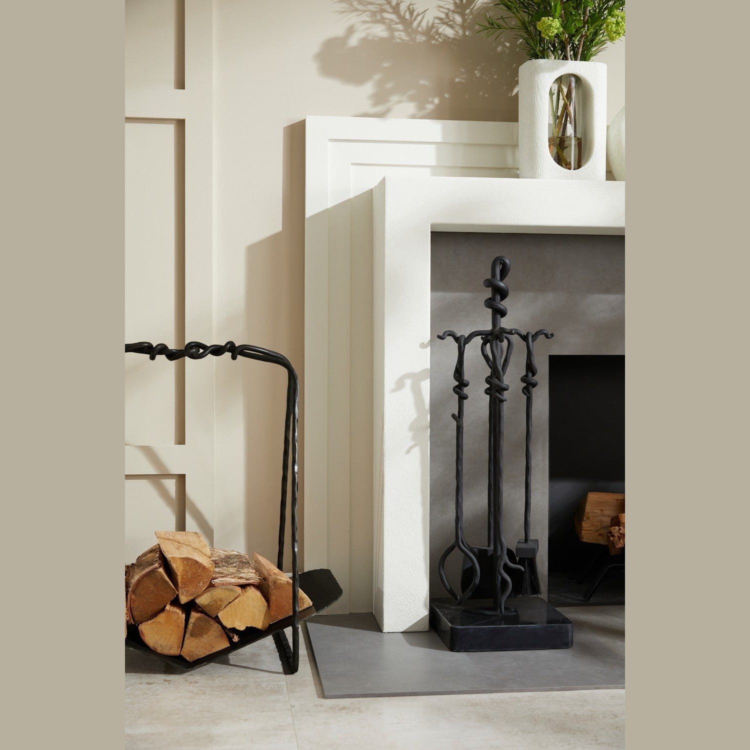 Arteriors - AFI07 - Fireplace Toolset - Denison - Blackened Iron