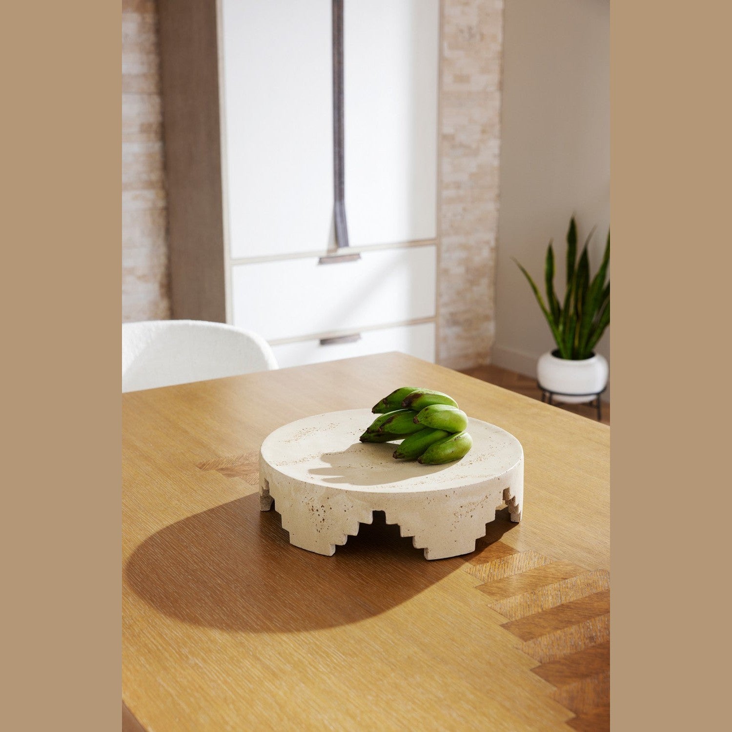 Arteriors - ATC07 - Centerpiece - Cornwall - Faux Travertine