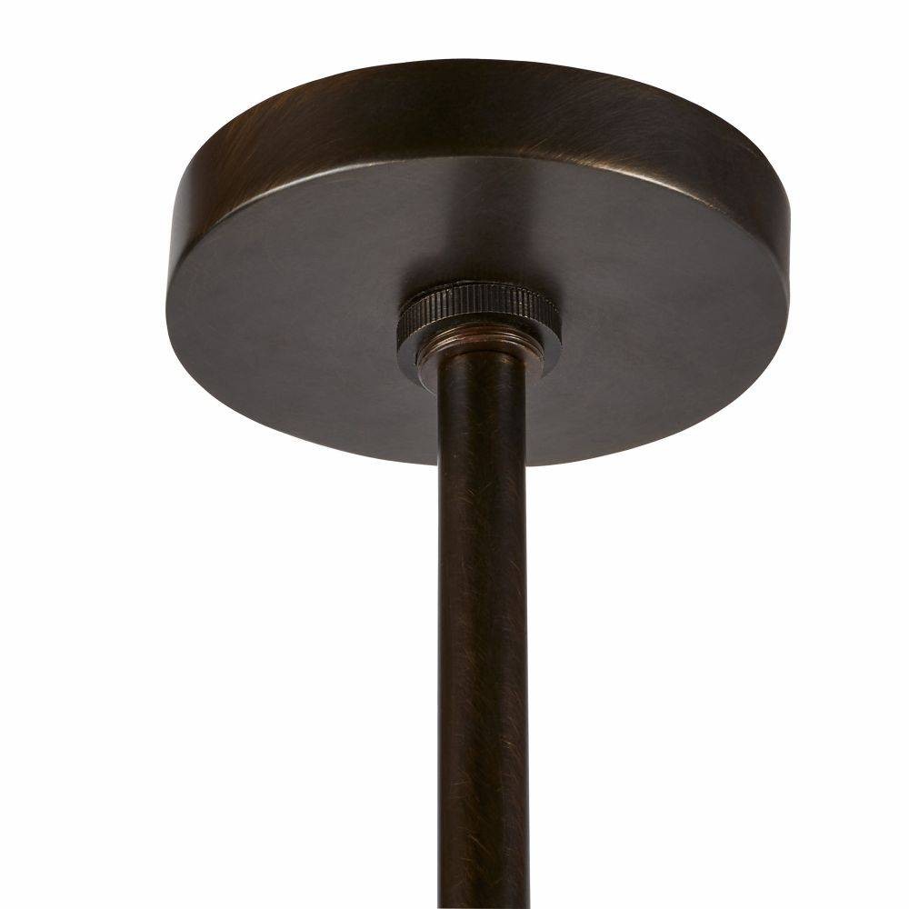 Arteriors - DPC15 - One Light Pendant - Collins - Faux Travertine/English Bronze