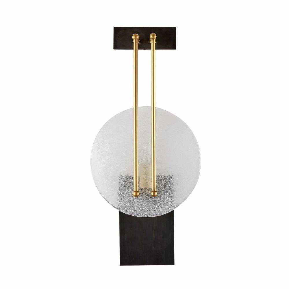 Arteriors - DWC30 - One Light Wall Sconce - Clover - Clear Seedy/Antique Brass/Bronze