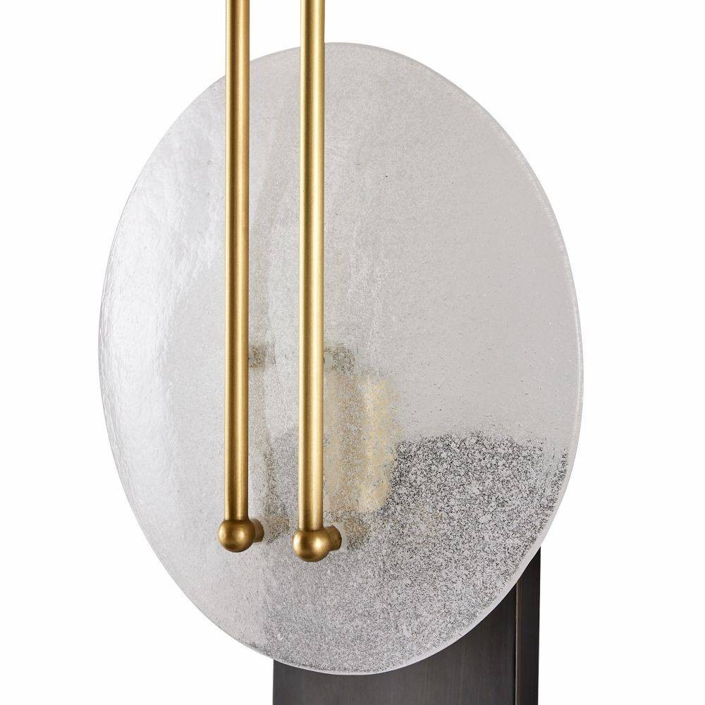 Arteriors - DWC30 - One Light Wall Sconce - Clover - Clear Seedy/Antique Brass/Bronze