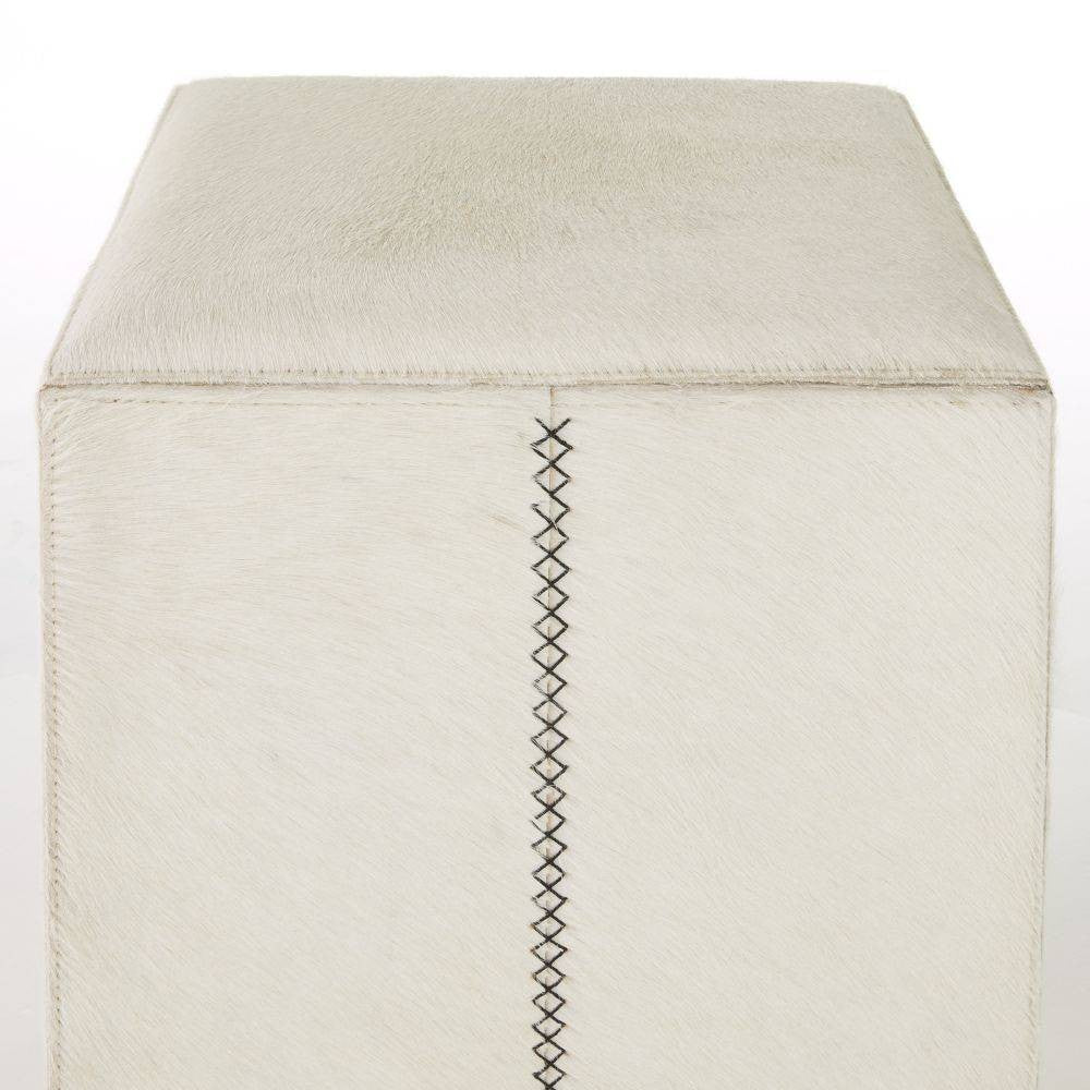 Arteriors - FSI13 - Counter Stool - Cowan - White/Antique Brass