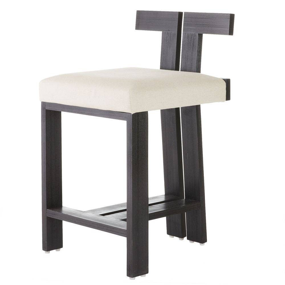 Arteriors - FSI15 - Counter Stool - Enola - Natural/Ebony/Antique Brass