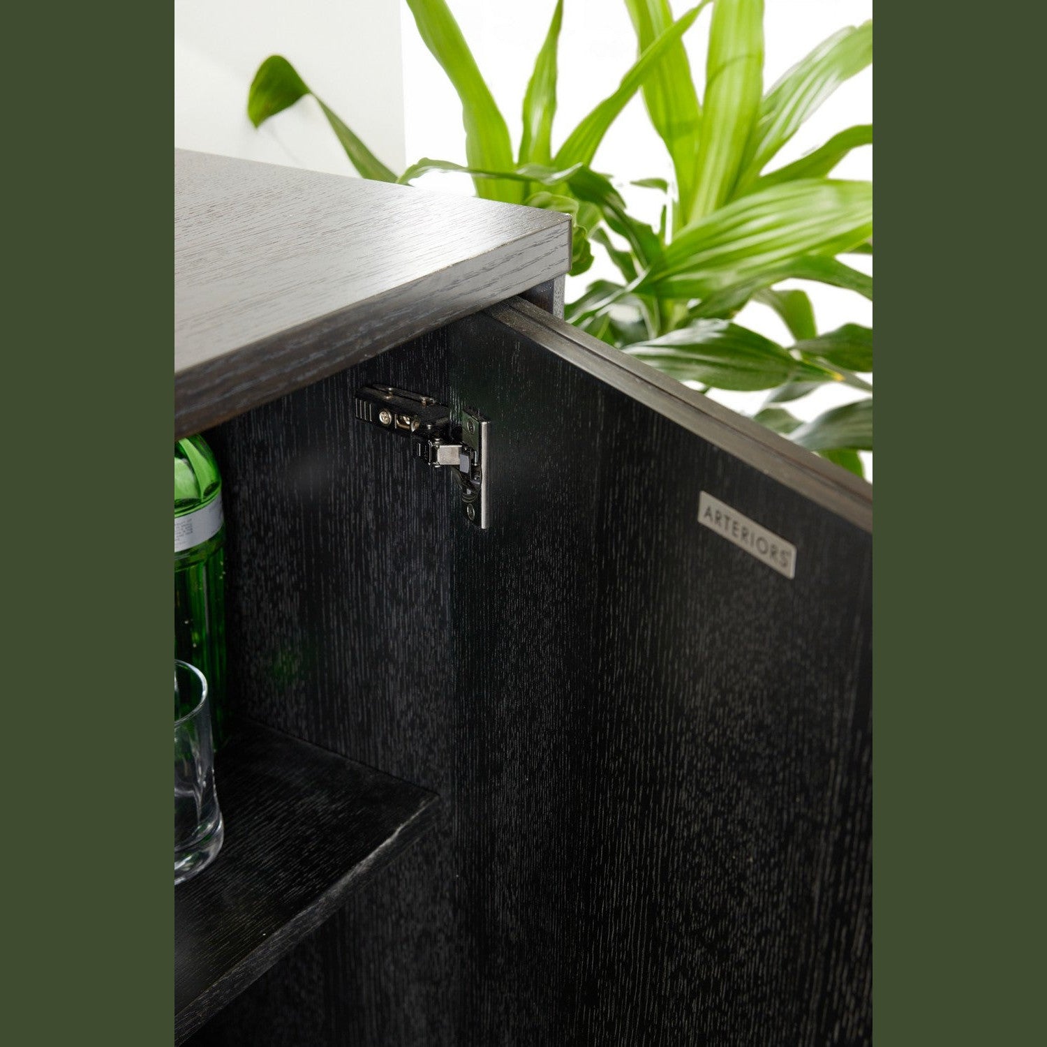 Arteriors - FZS09 - Credenza - Elmore - Brindle/Sable/Antique Brass/Ebony
