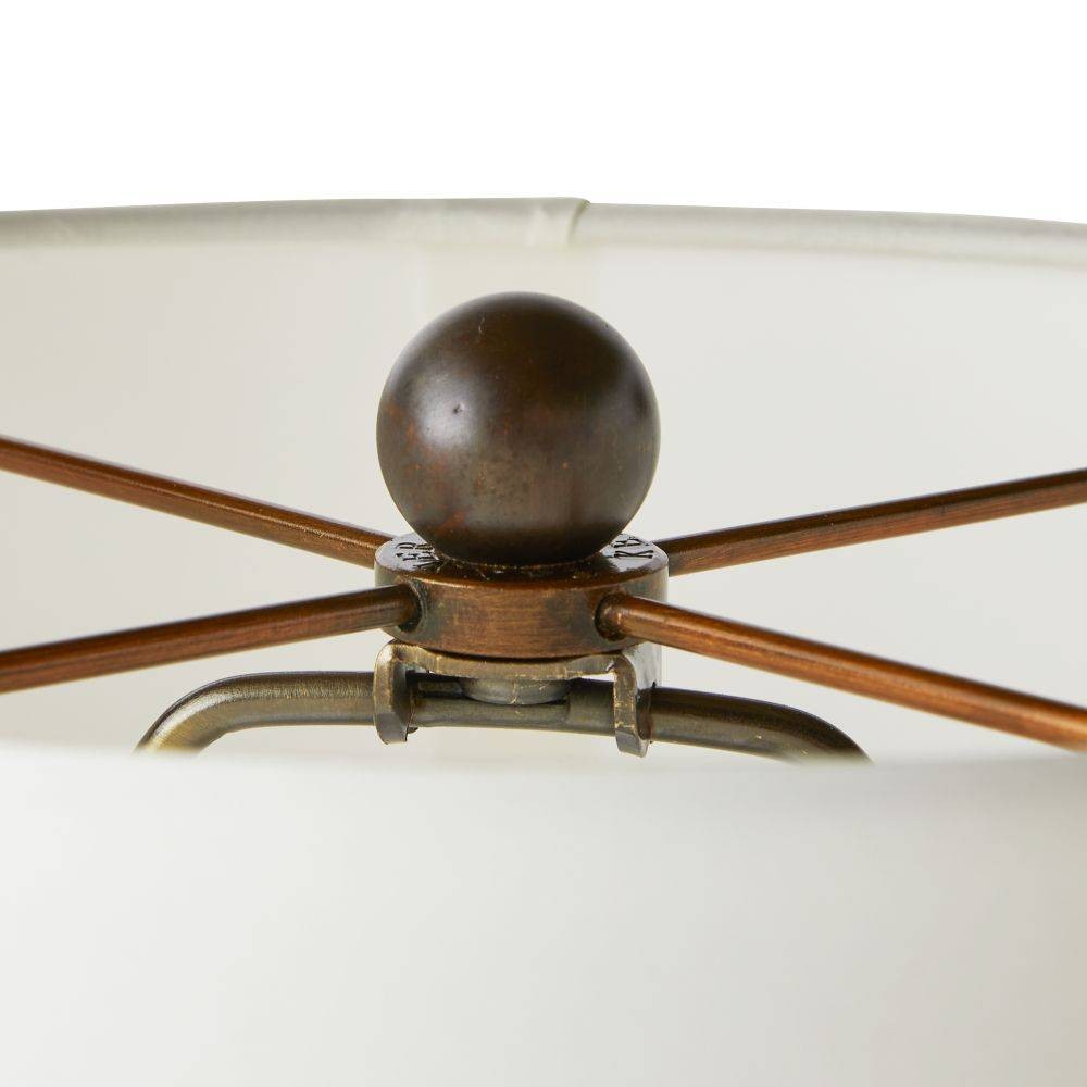 Arteriors - PTC38-SH039 - One Light Table Lamp - Everly - White/Graphite/Heritage Brass/Ivory