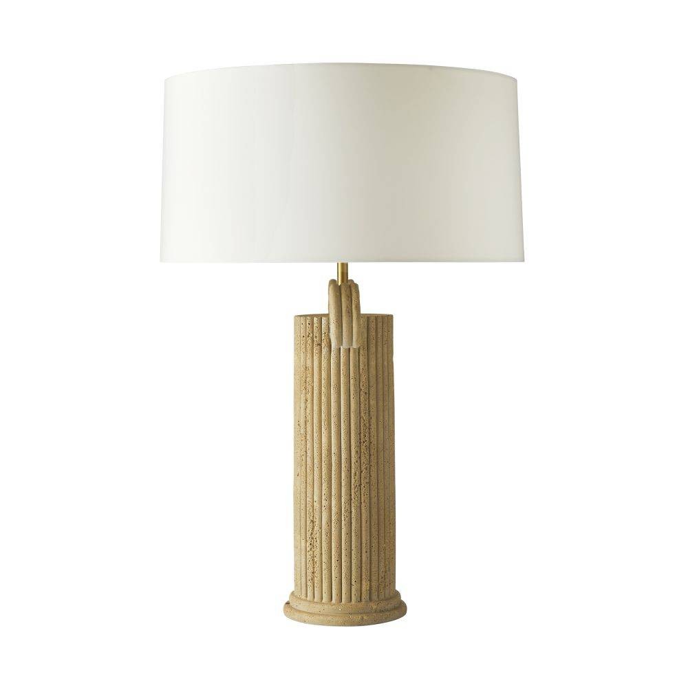 Arteriors - PTC41-764 - One Light Table Lamp - Eros - Sand/Antique Brass/Ivory/White