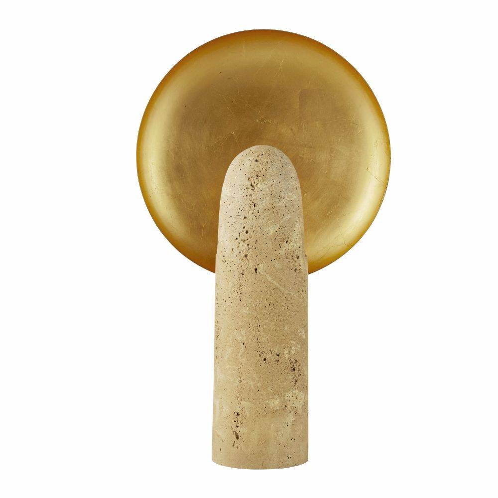 Arteriors - PTC42 - One Light Table Lamp - Eclipse - Sand/Antique Brass