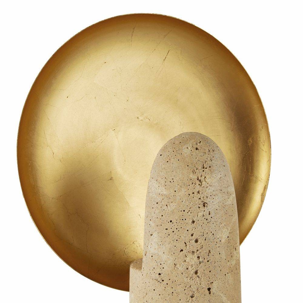 Arteriors - PTC42 - One Light Table Lamp - Eclipse - Sand/Antique Brass