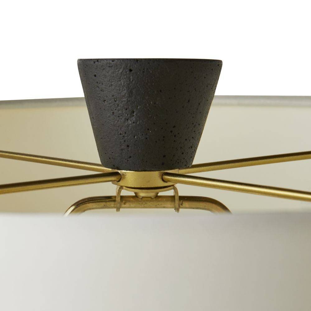 Arteriors - PTC44-152 - One Light Table Lamp - Jillian - Charcoal/Antique Brass/Ivory/Ivory