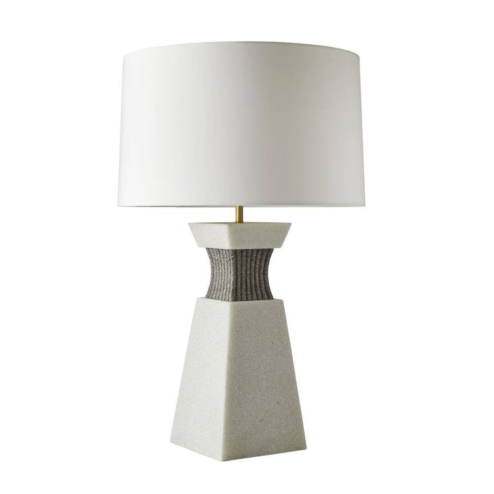 Arteriors - PTC47-SH050 - One Light Table Lamp - Dynasty - Ivory/Graphite/Antique Brass/Off-White/Off-White