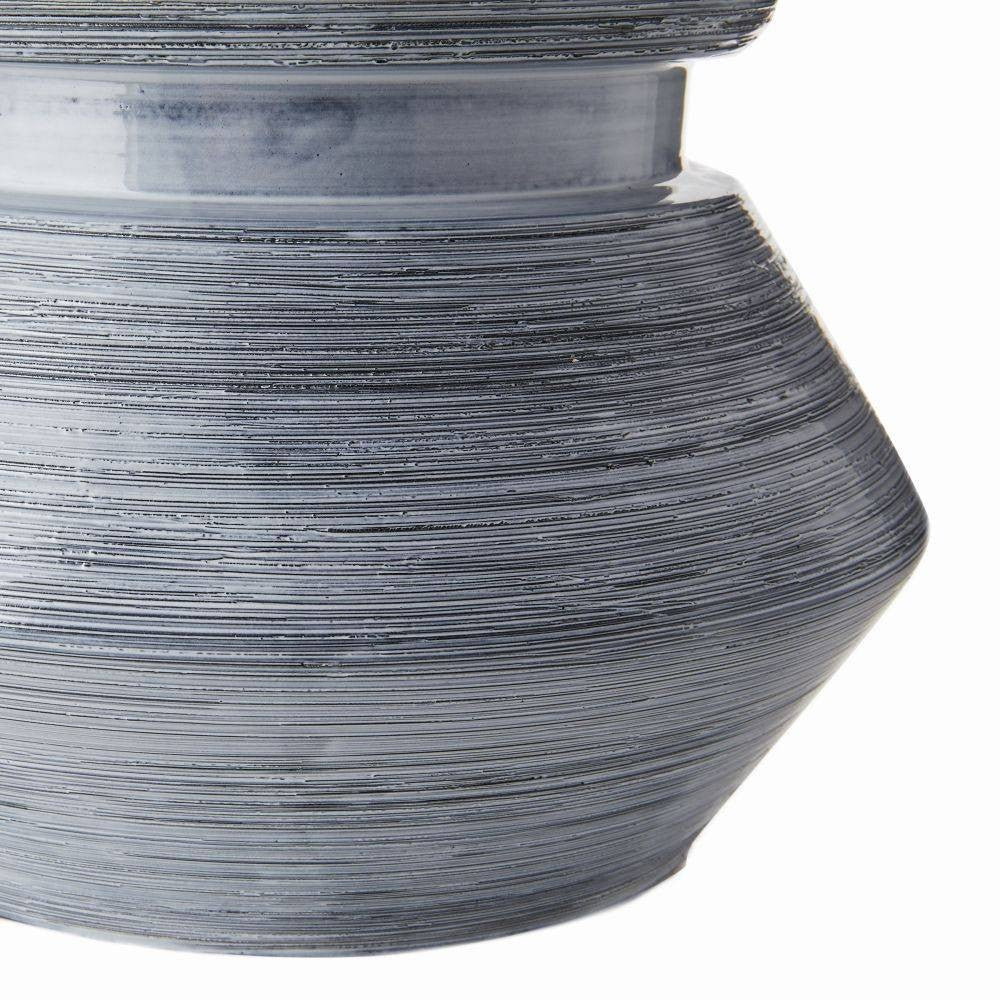 Arteriors - PTE10-SH047 - One Light Table Lamp - Drifter - Haze Blue Reactive Glaze/Antique Brass/Ivory